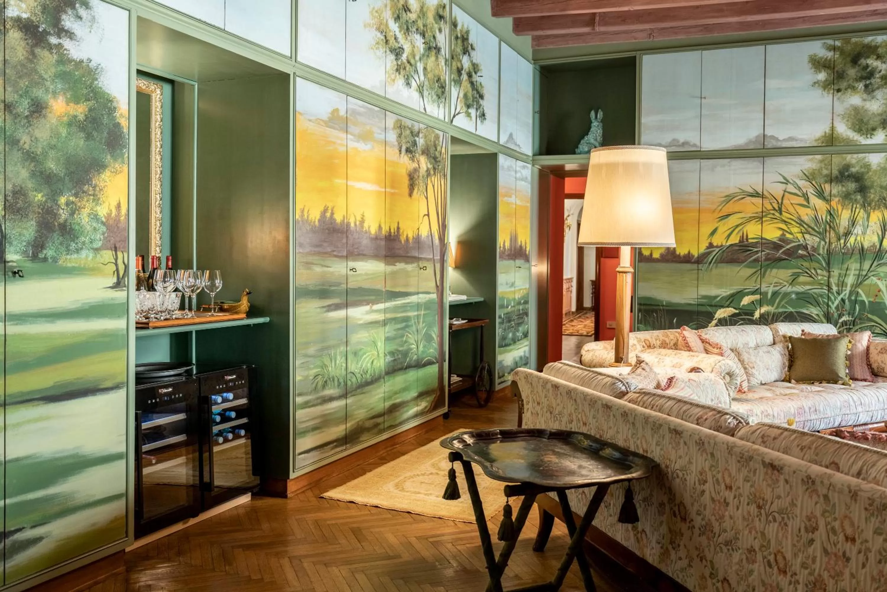 Living room, Bed in FORESTERIA di PALAZZO RADICI