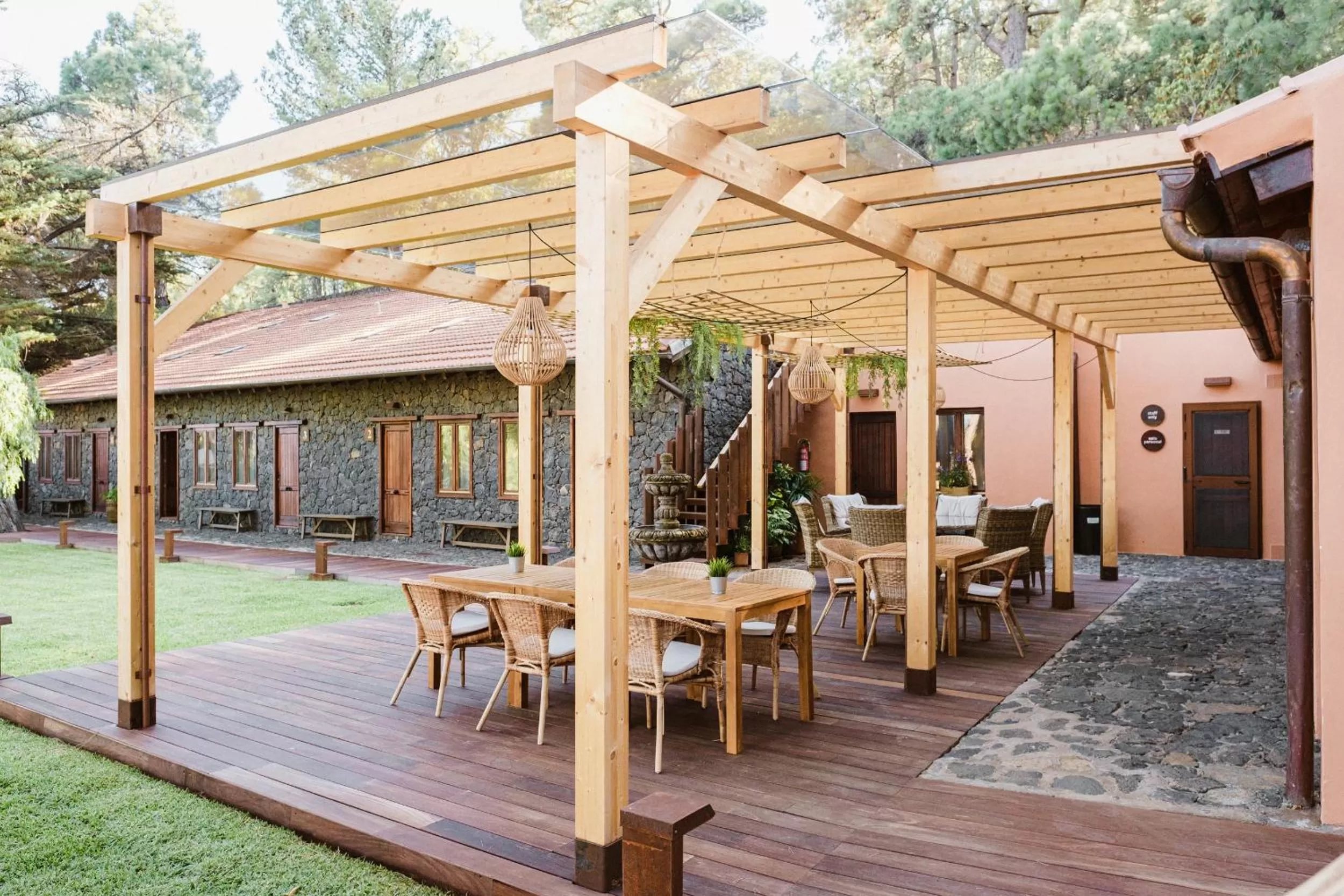Balcony/Terrace in Hotel Rural Ohana
