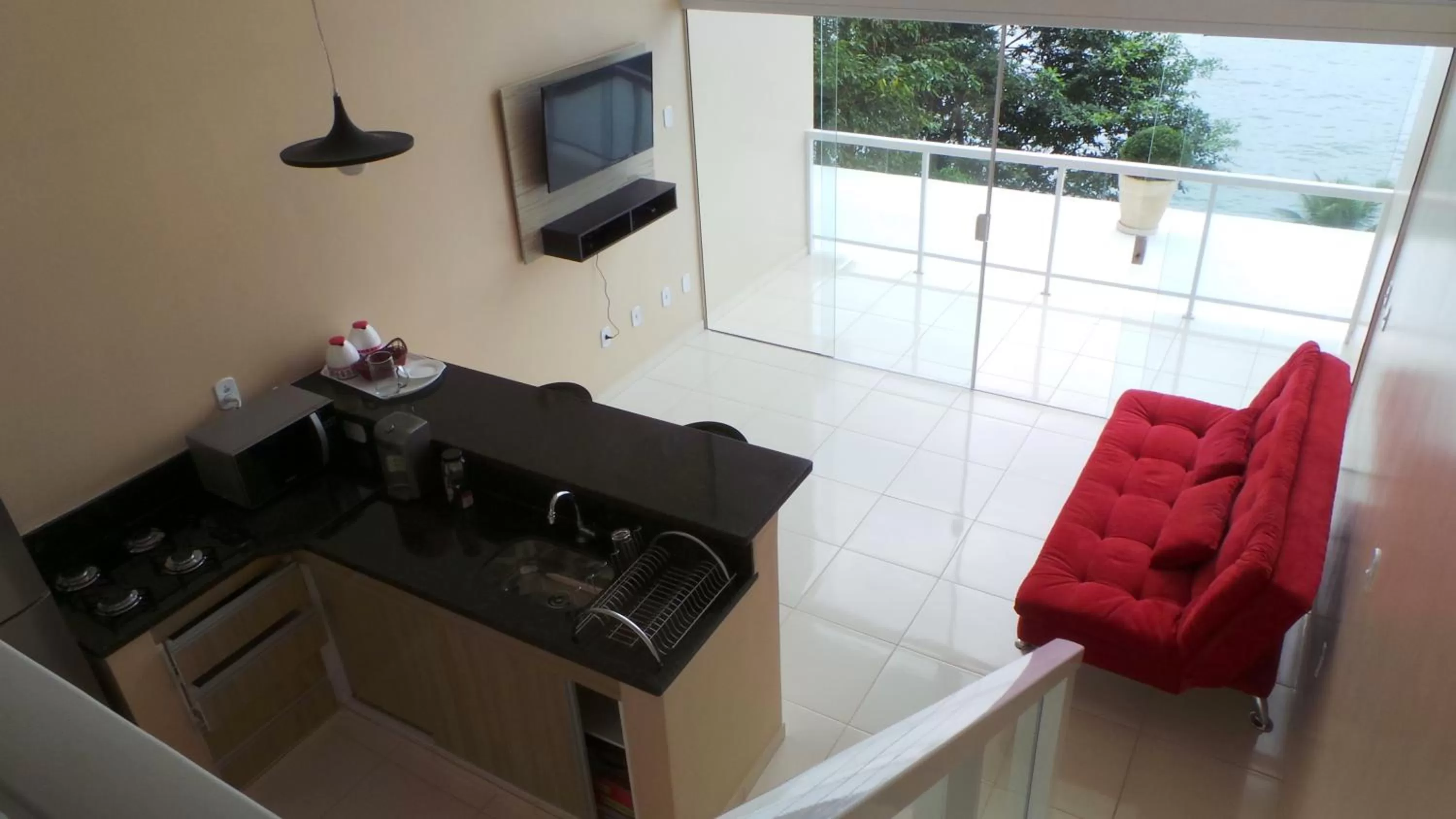Living room, Kitchen/Kitchenette in Ocean Green Flats