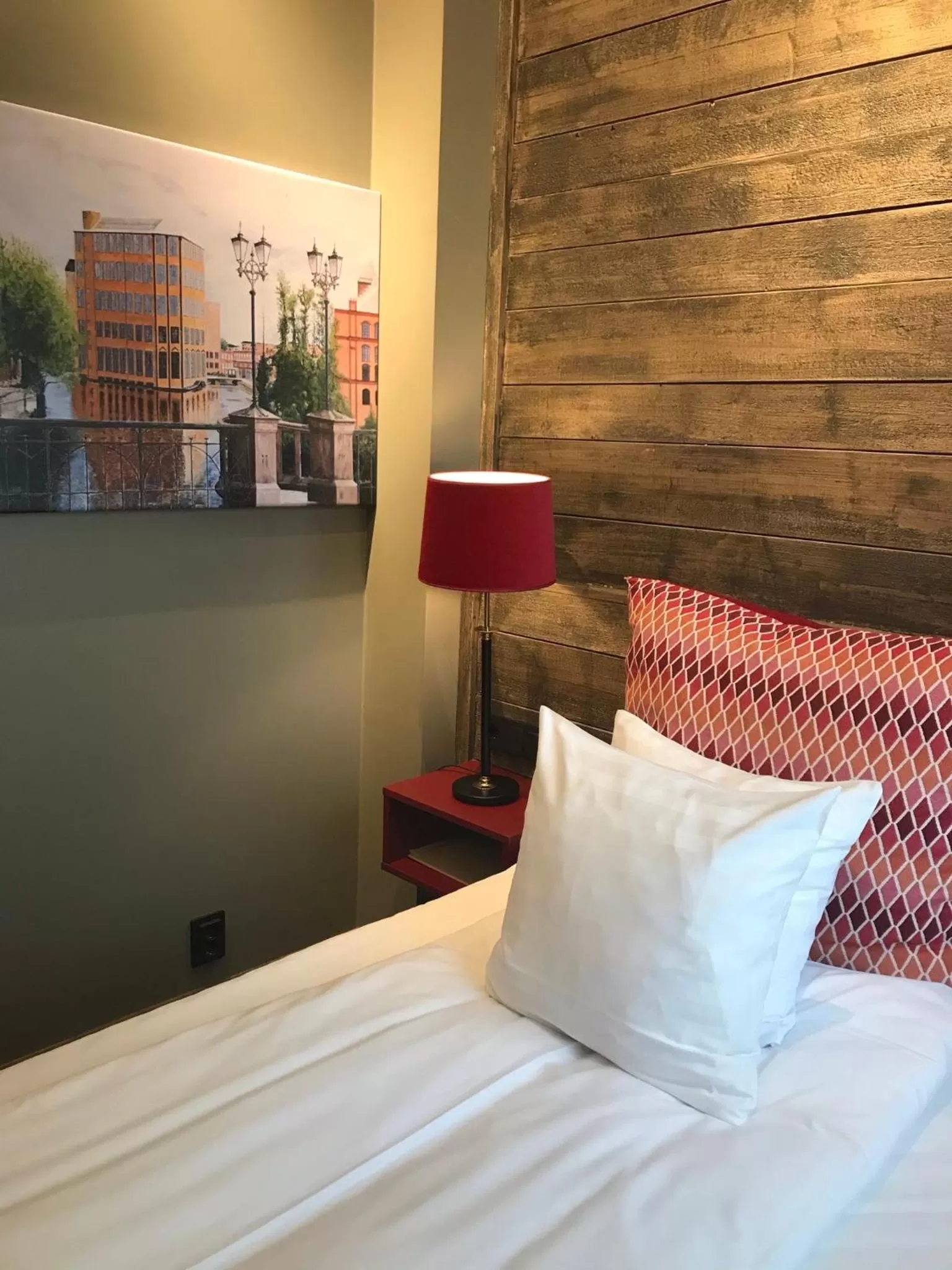 Bed in Hotell Nordic