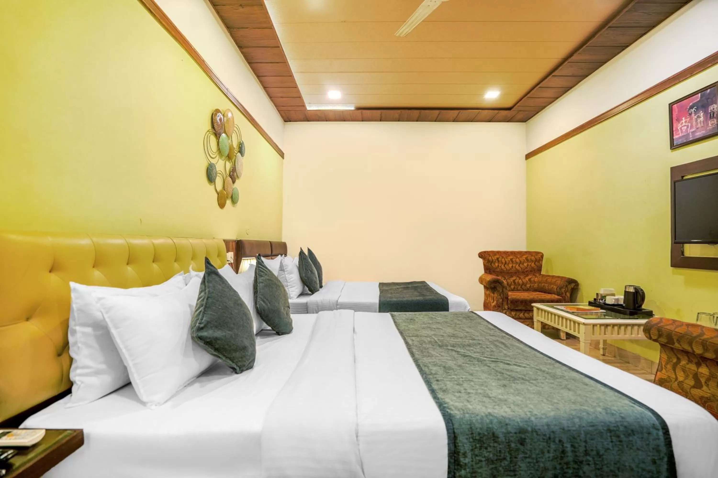 Photo of the whole room, Bed in Hotel Seven- Center of City Chandigarh