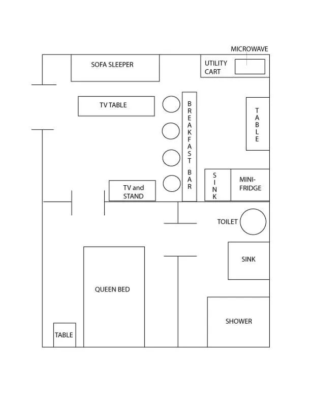 Floor plan in Roosevelt Resort Park