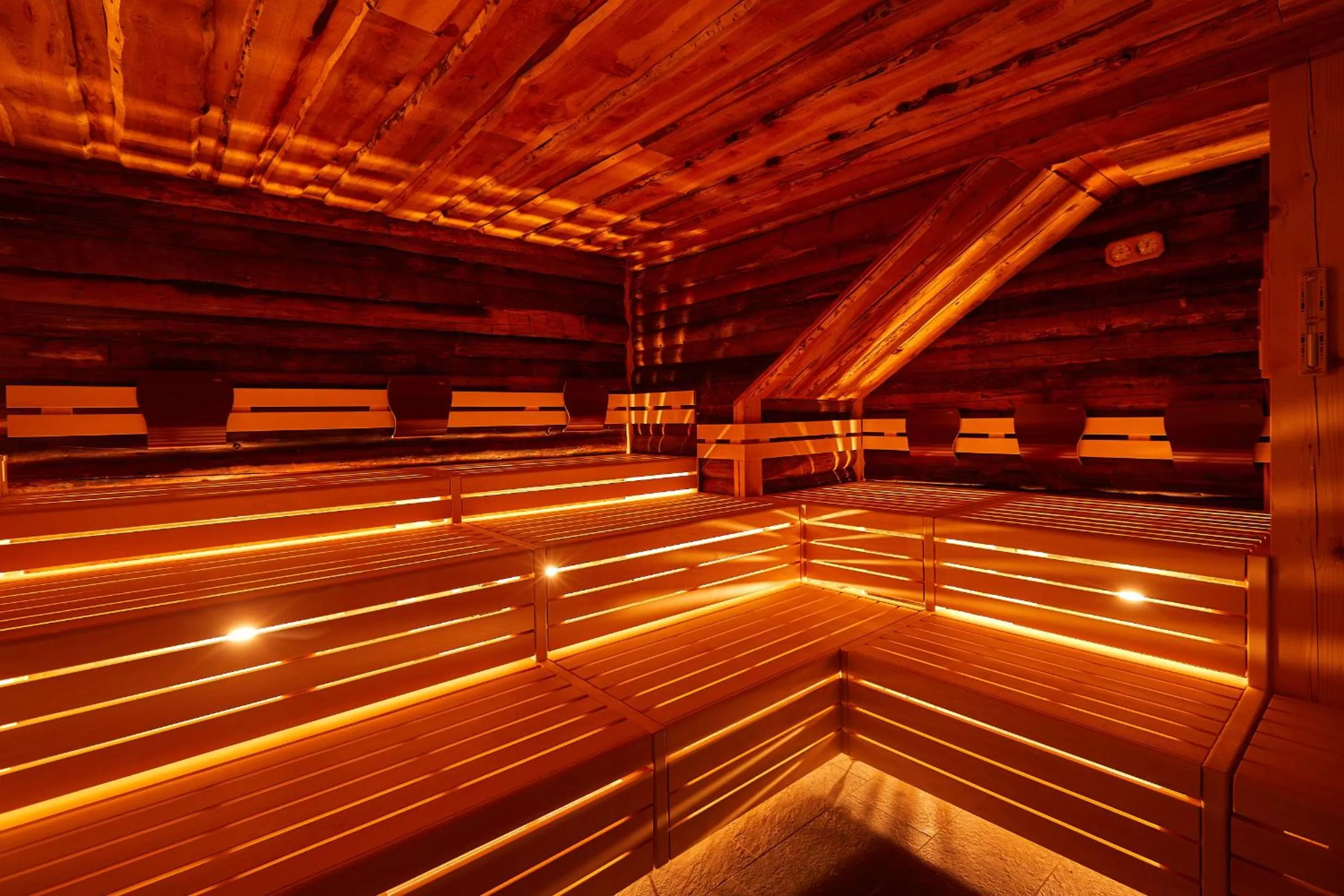 Sauna in Bio Aparthotel Blaslahof