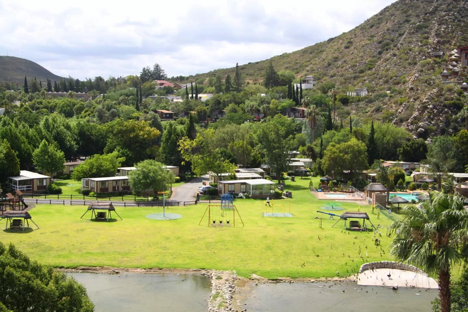 Bird's eye view in Montagu Springs Resort