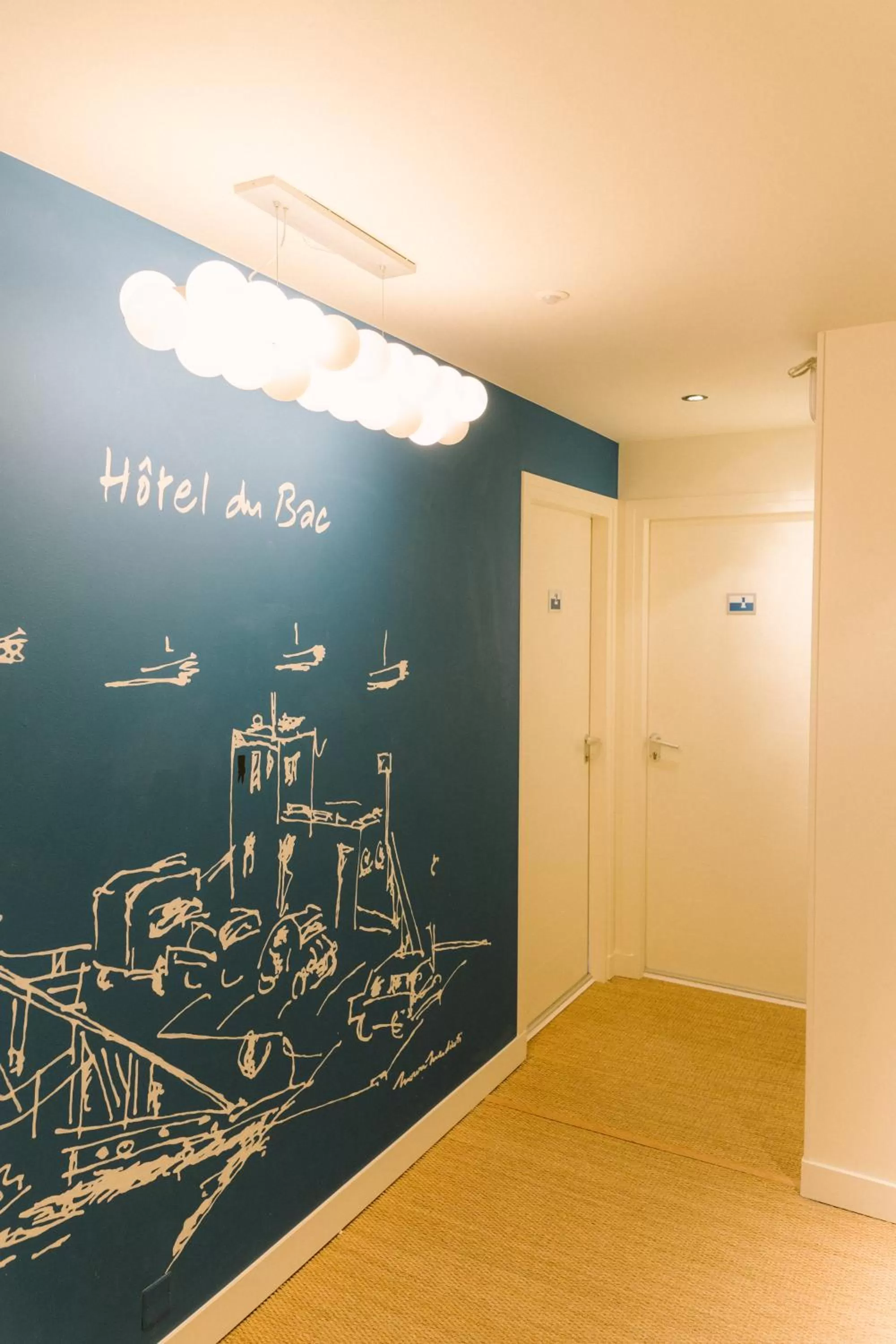 Decorative detail in Hotel Du Bac