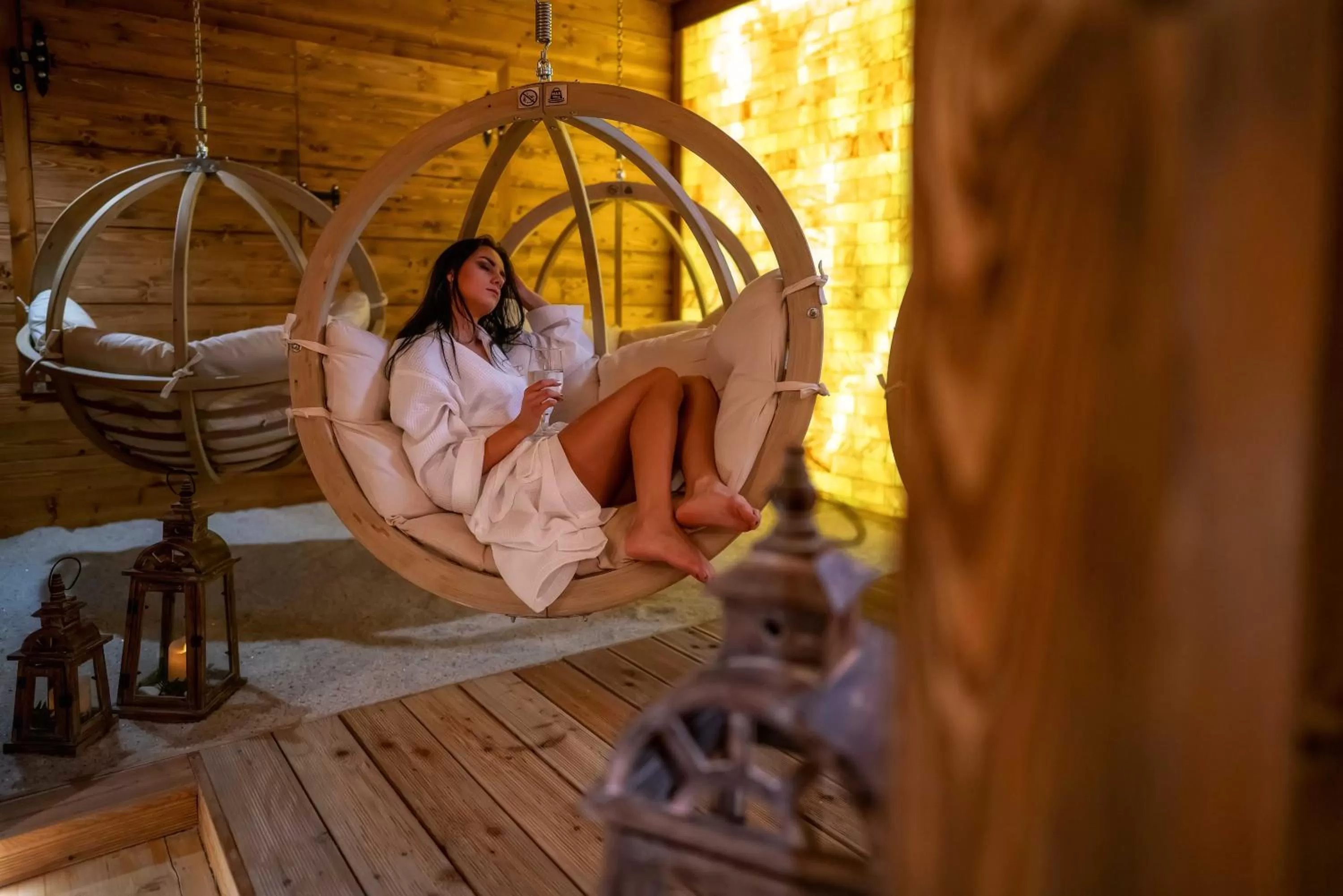 People in Gold Hotel