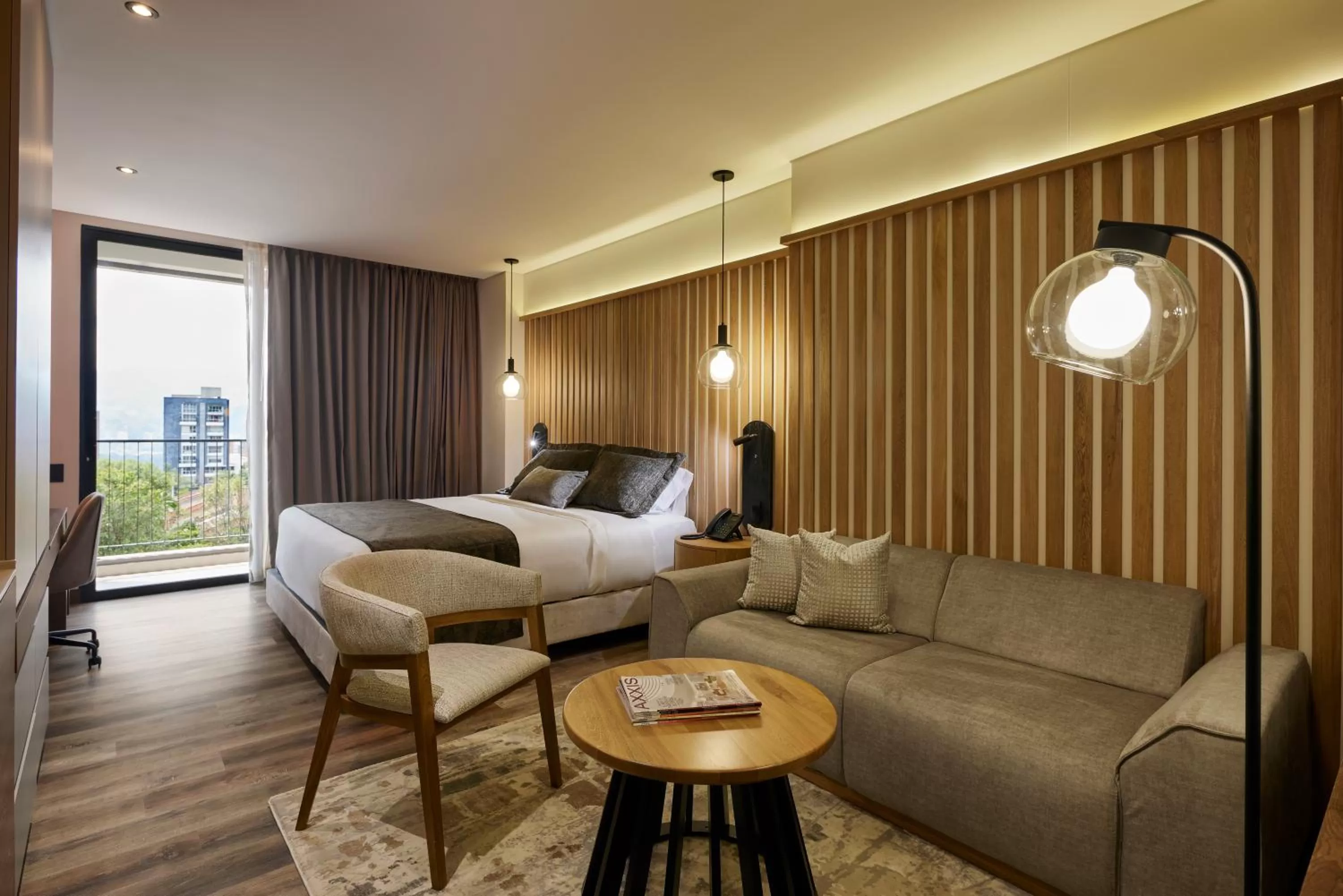 Bed in Blues Suites Medellín