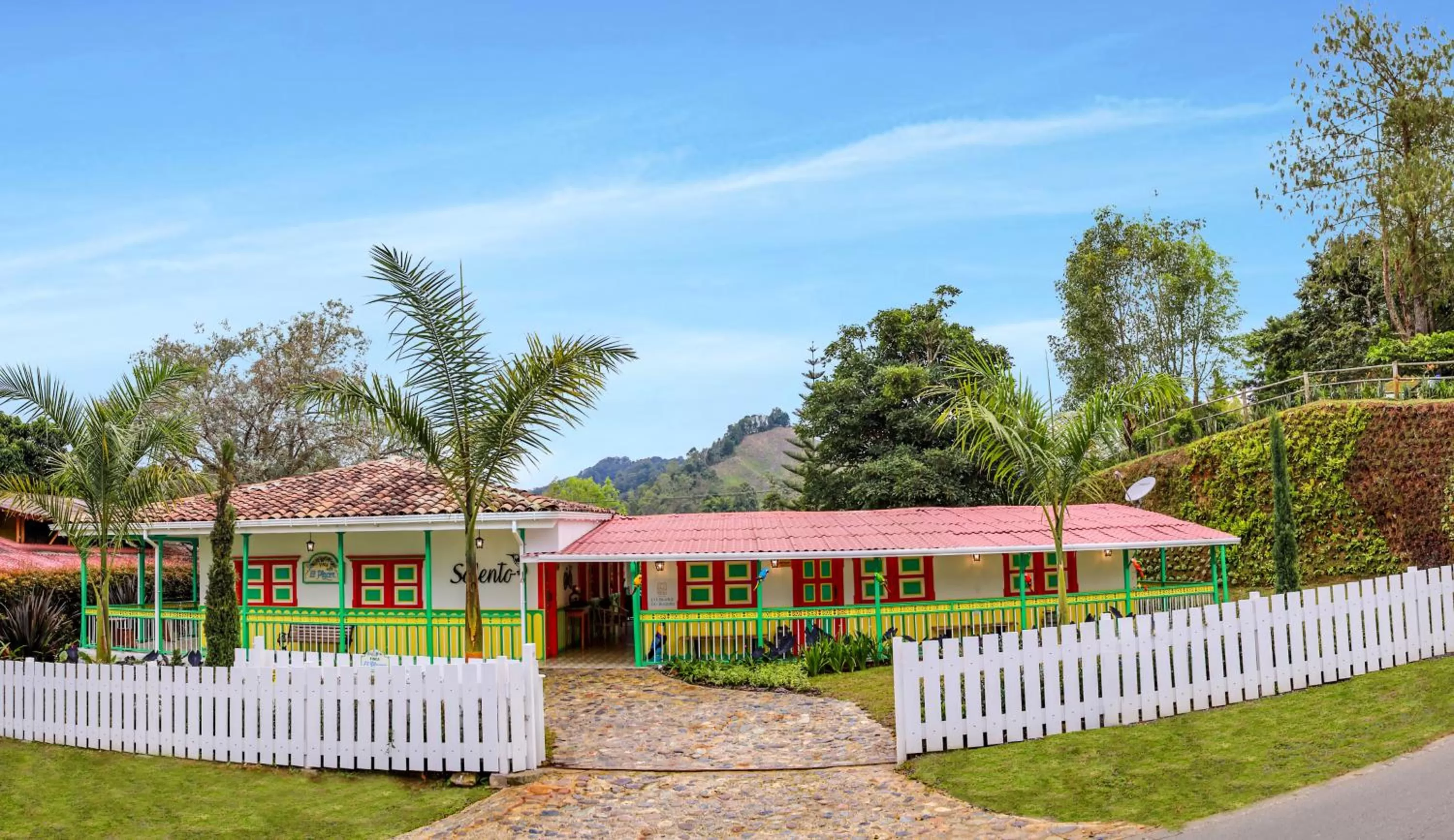 Property building in Hotel Mirador de Boquia Salento