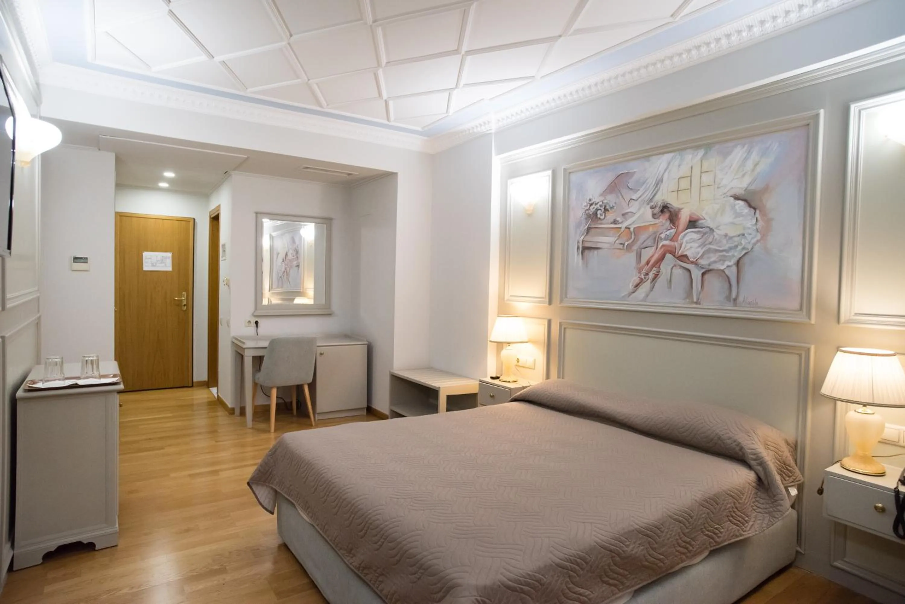 Bed in Byzantino Hotel