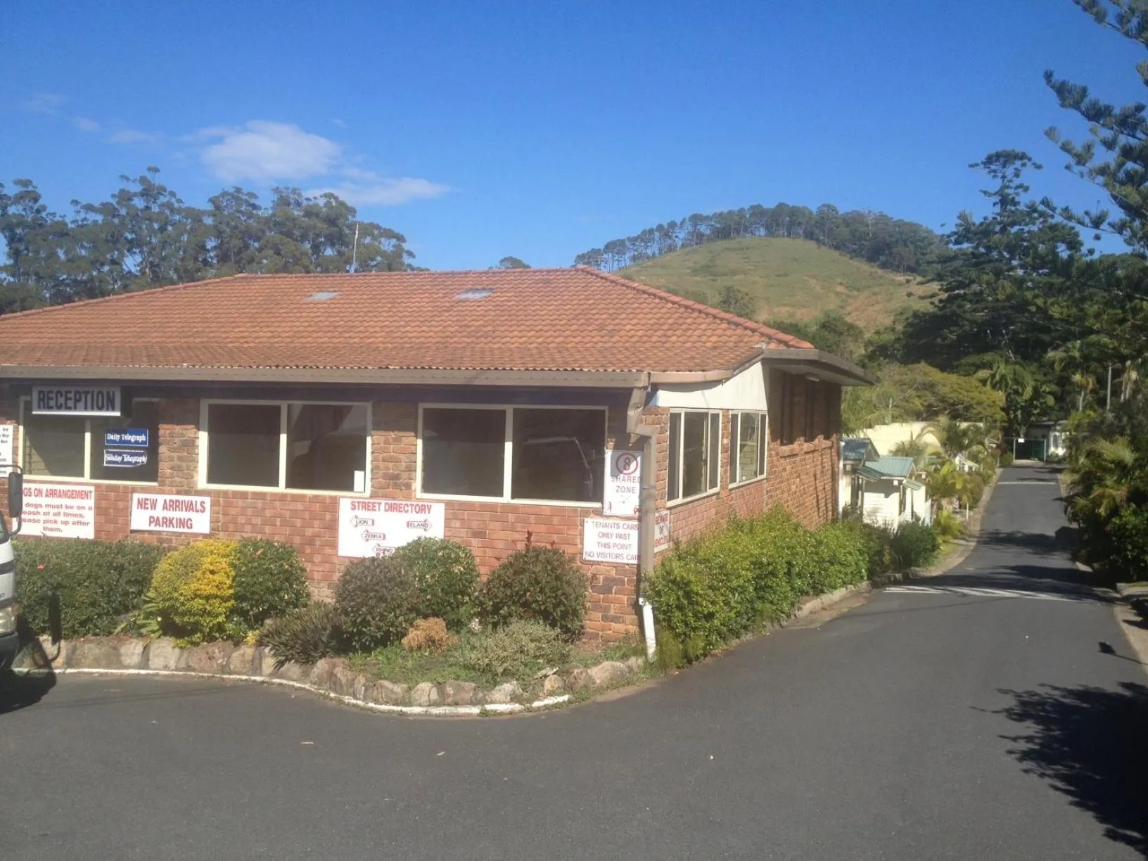 Property building in Banana Coast Caravan Park