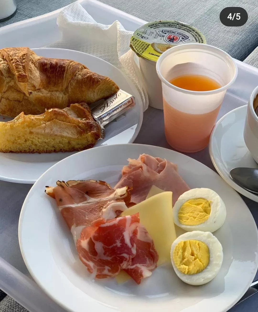 Food and drinks in Hotel Biscari