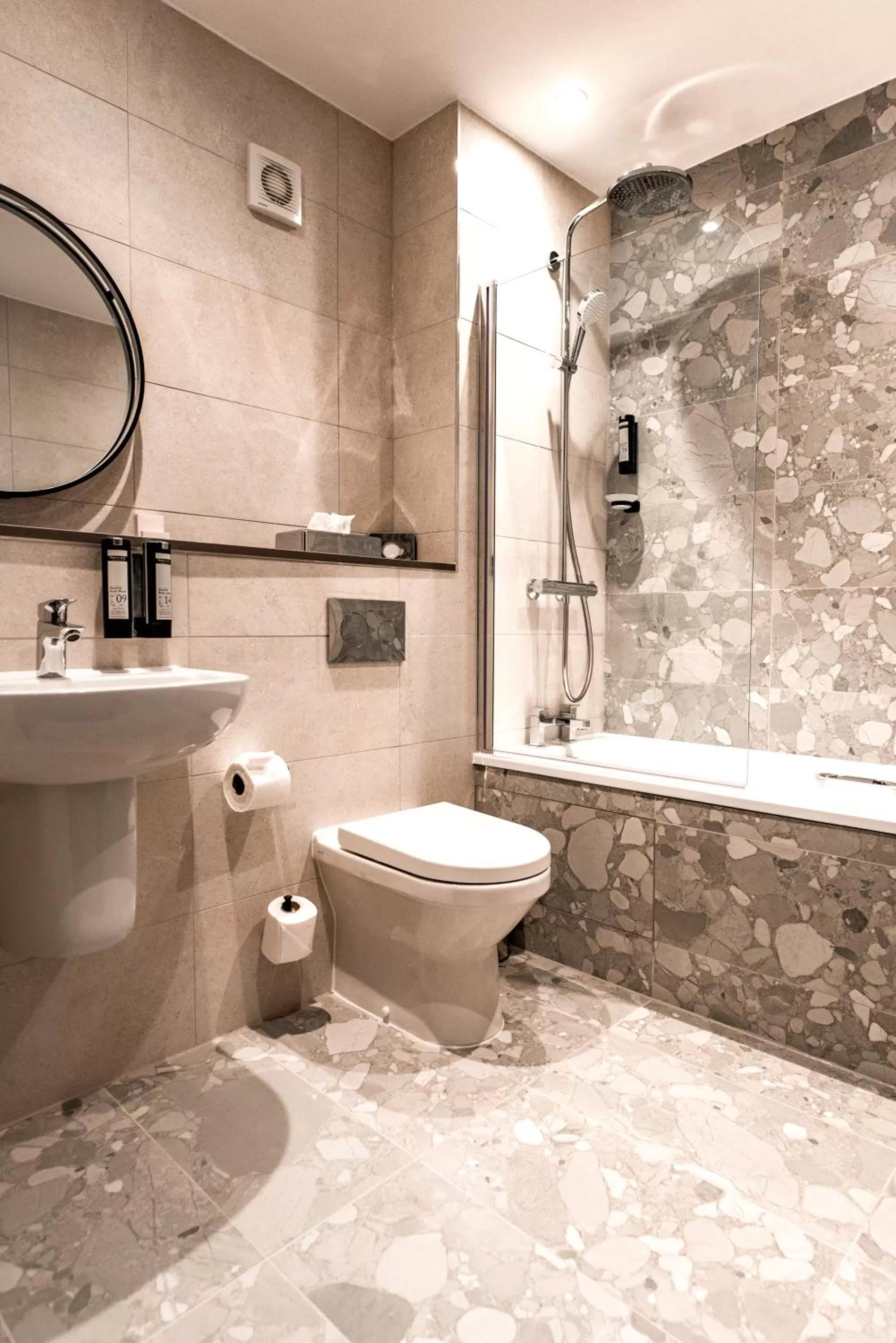 Shower in Lace Market Hotel