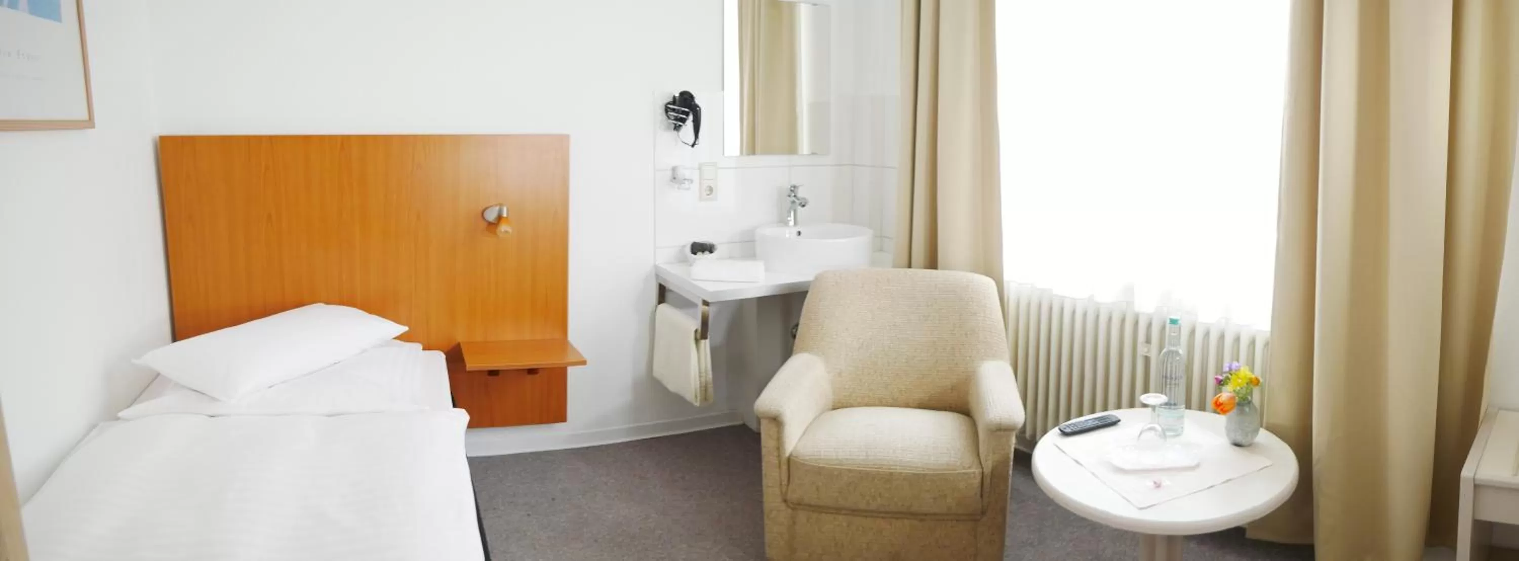 Living room, Bed in Pension Helma