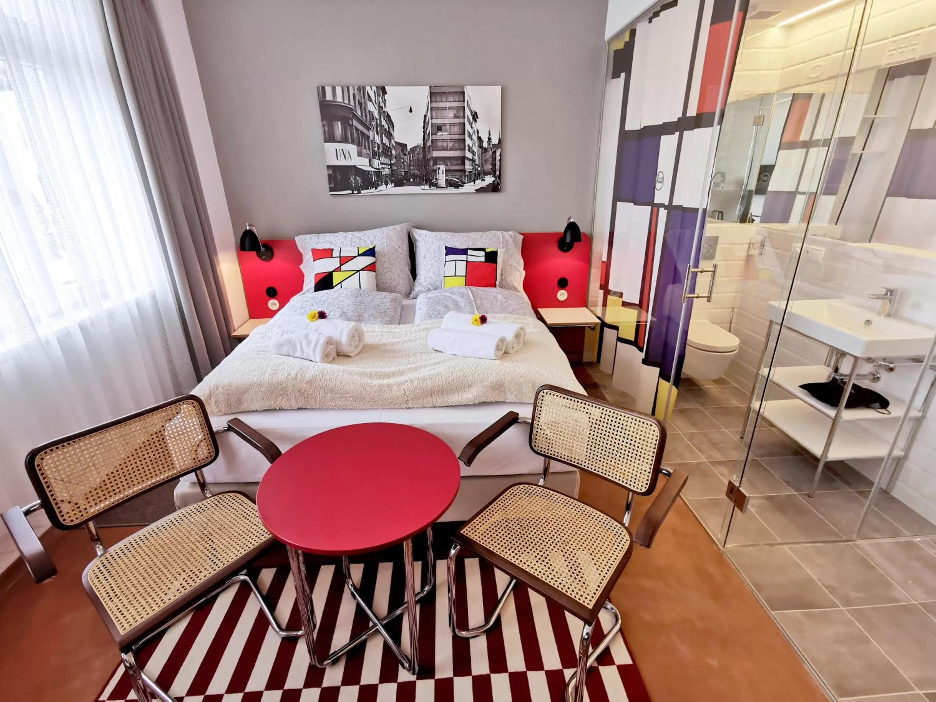 Bed in Hotel Avion - National Cultural Monument - ICONIC HOUSES ORG