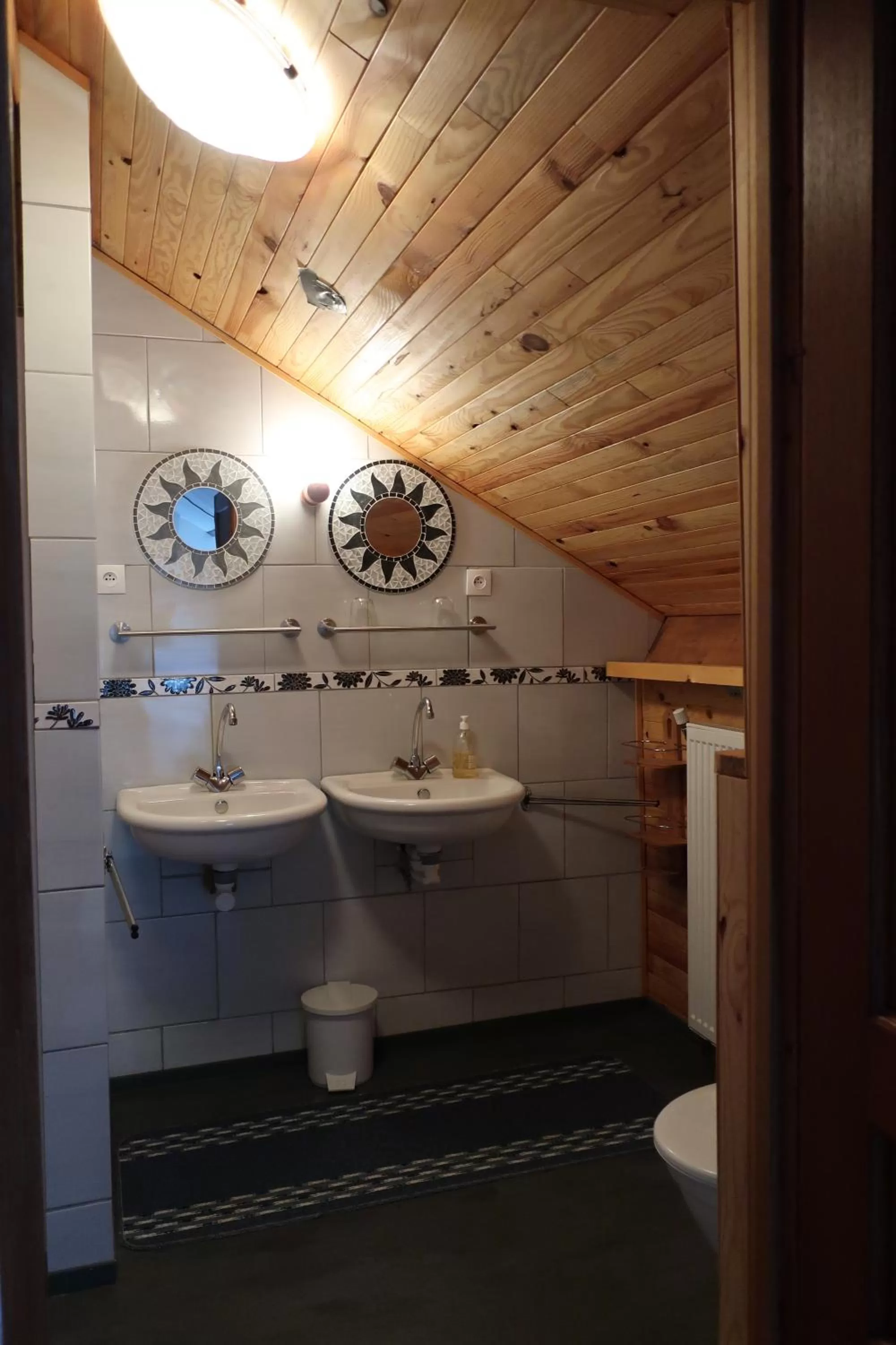 Bathroom in chambres d'hôtes le Chêne