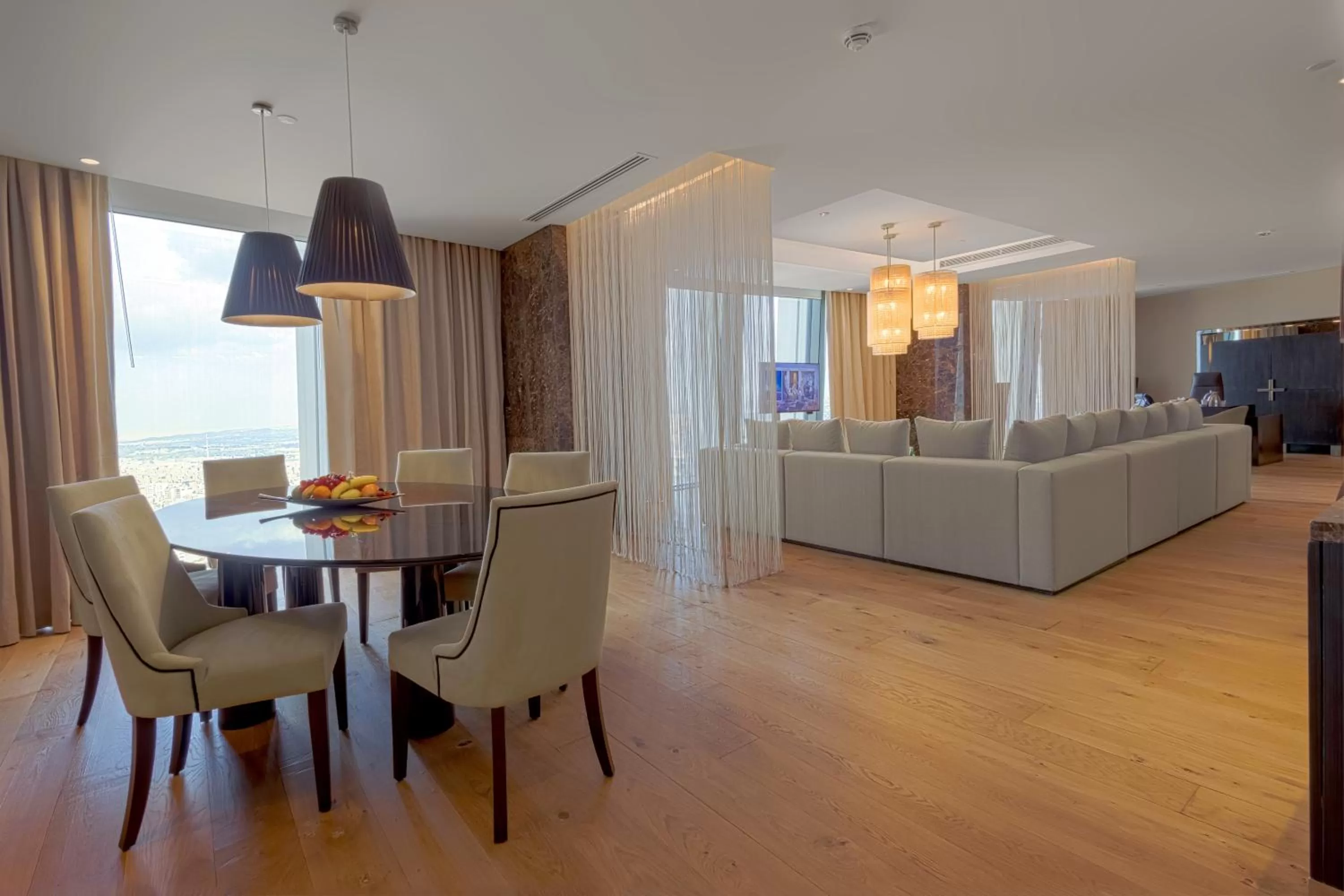 Communal lounge/ TV room in Amman Rotana