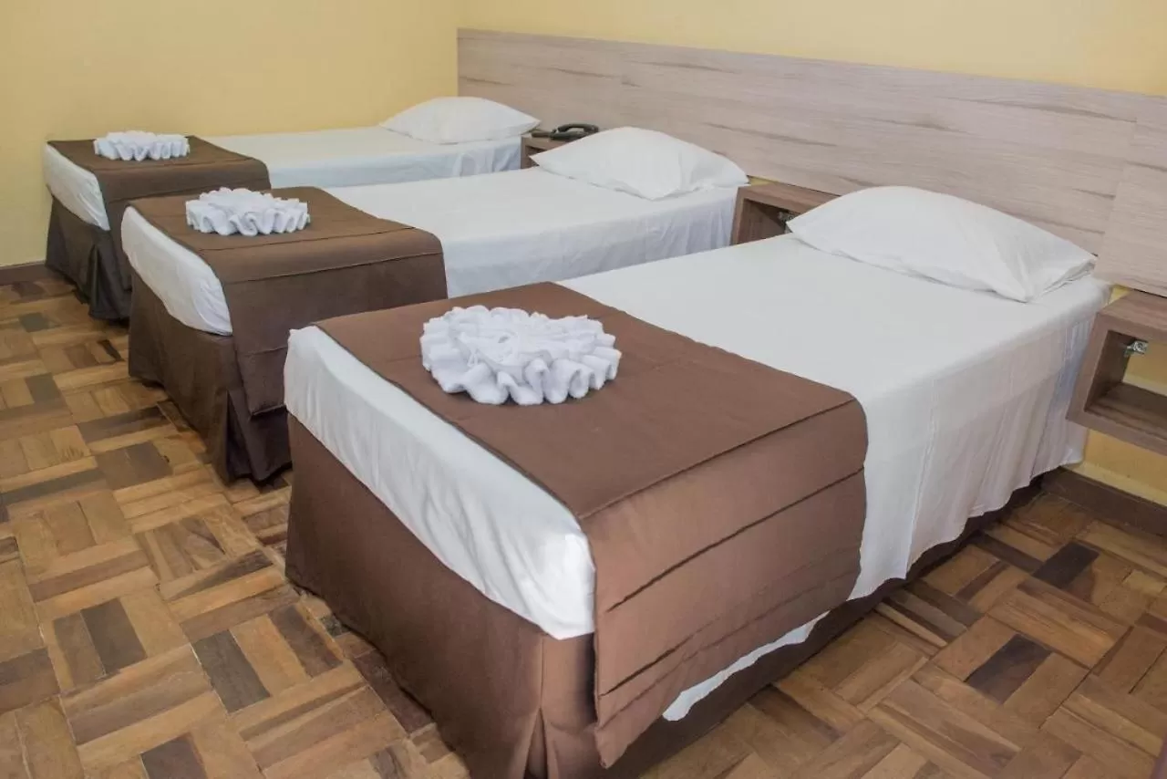 Bedroom, Bed in hotel iguaçu centro