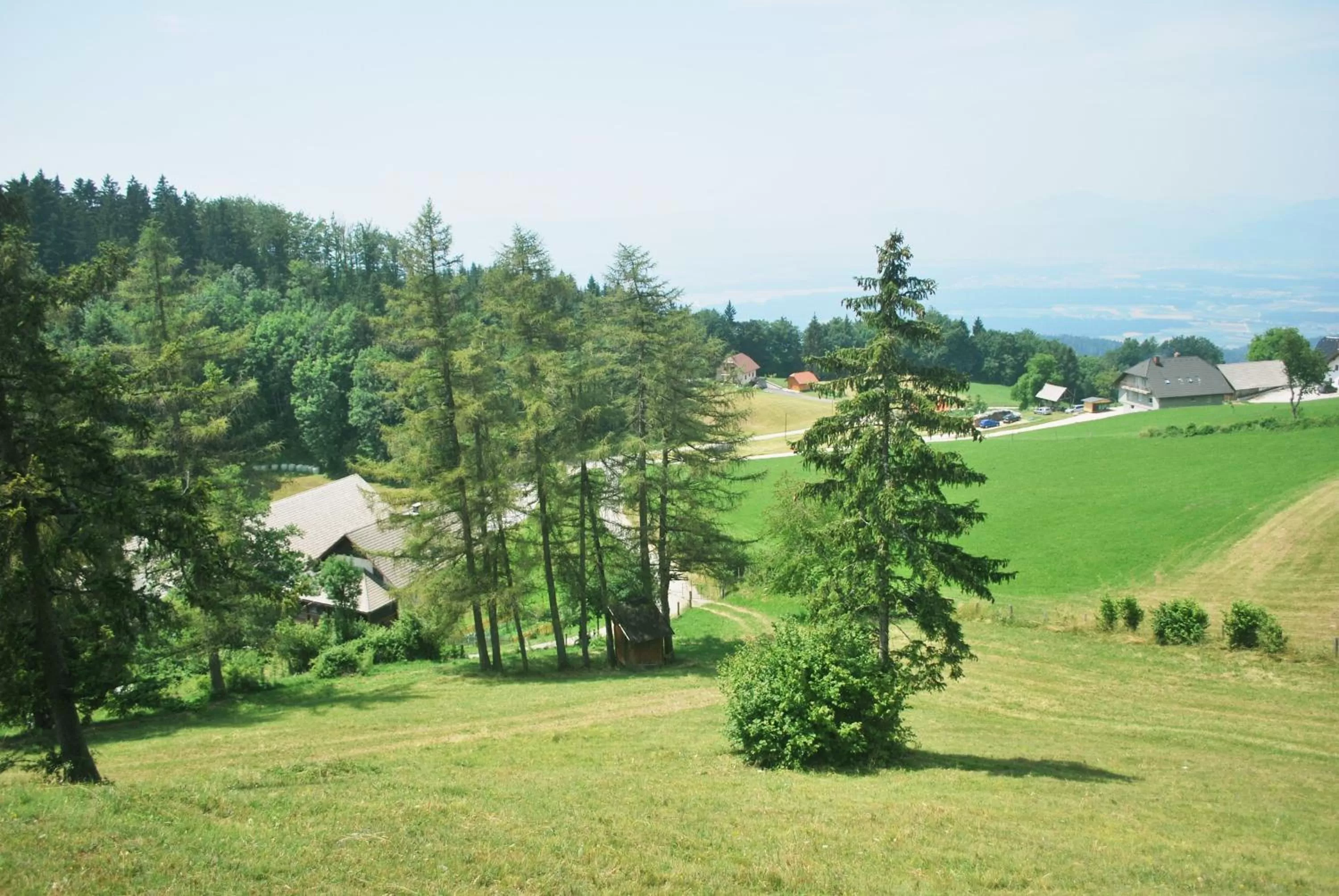 View (from property/room), Garden in Tourist Farm Pr'Dovar