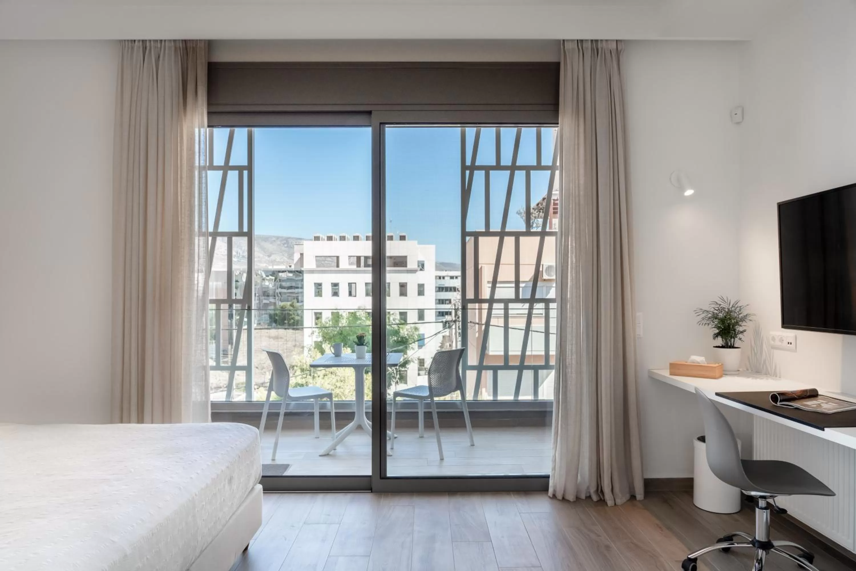 View (from property/room), Bed in Athens Hill Luxury Apartments