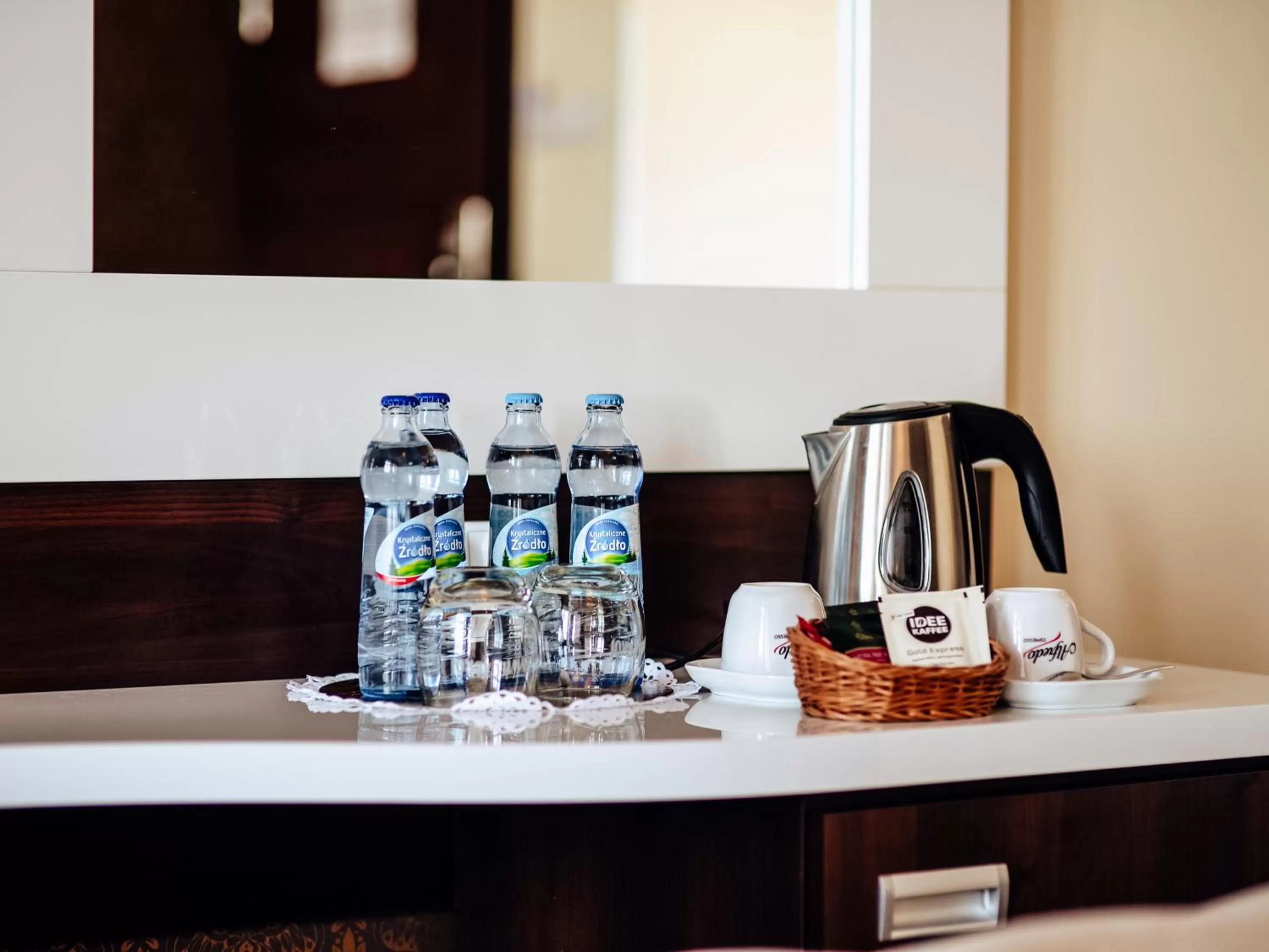 Coffee/tea facilities in Hotel Zamek Gniew