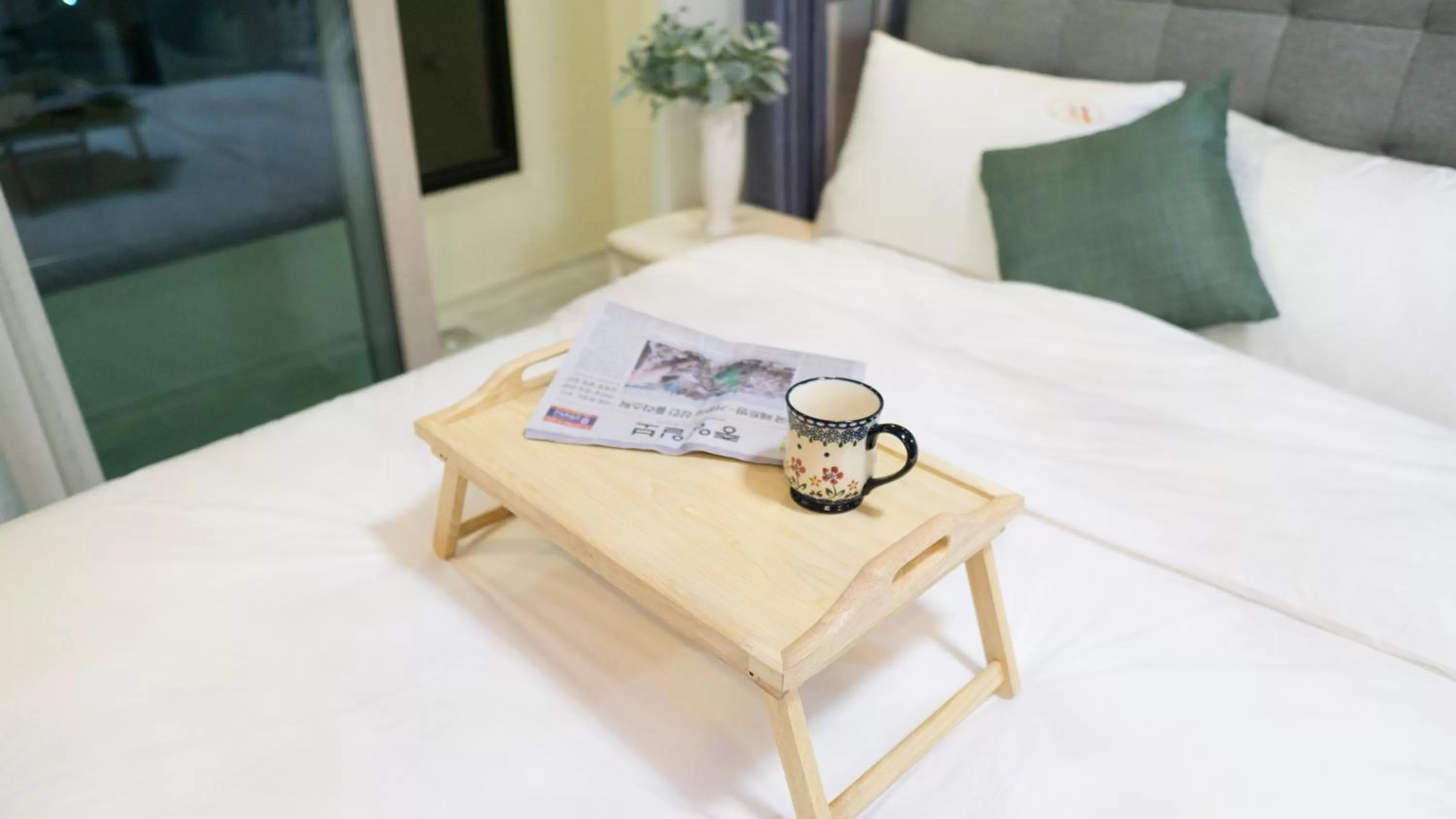 Bed in The Port Hotel Busan