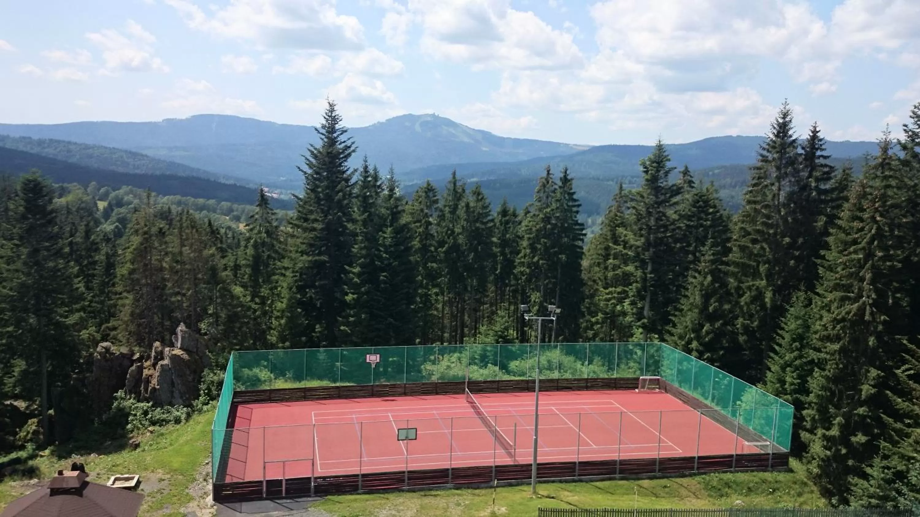Tennis court in Hotel Gradl
