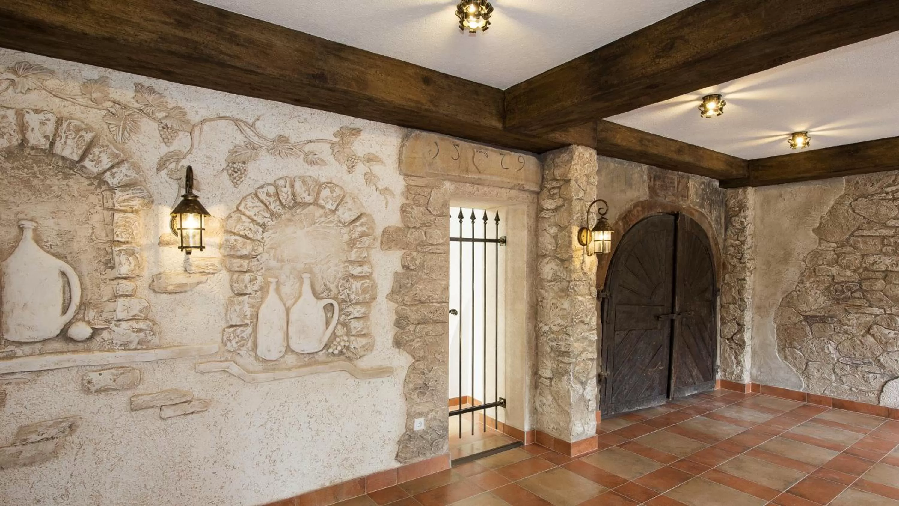 Decorative detail in Hotel Rebstock