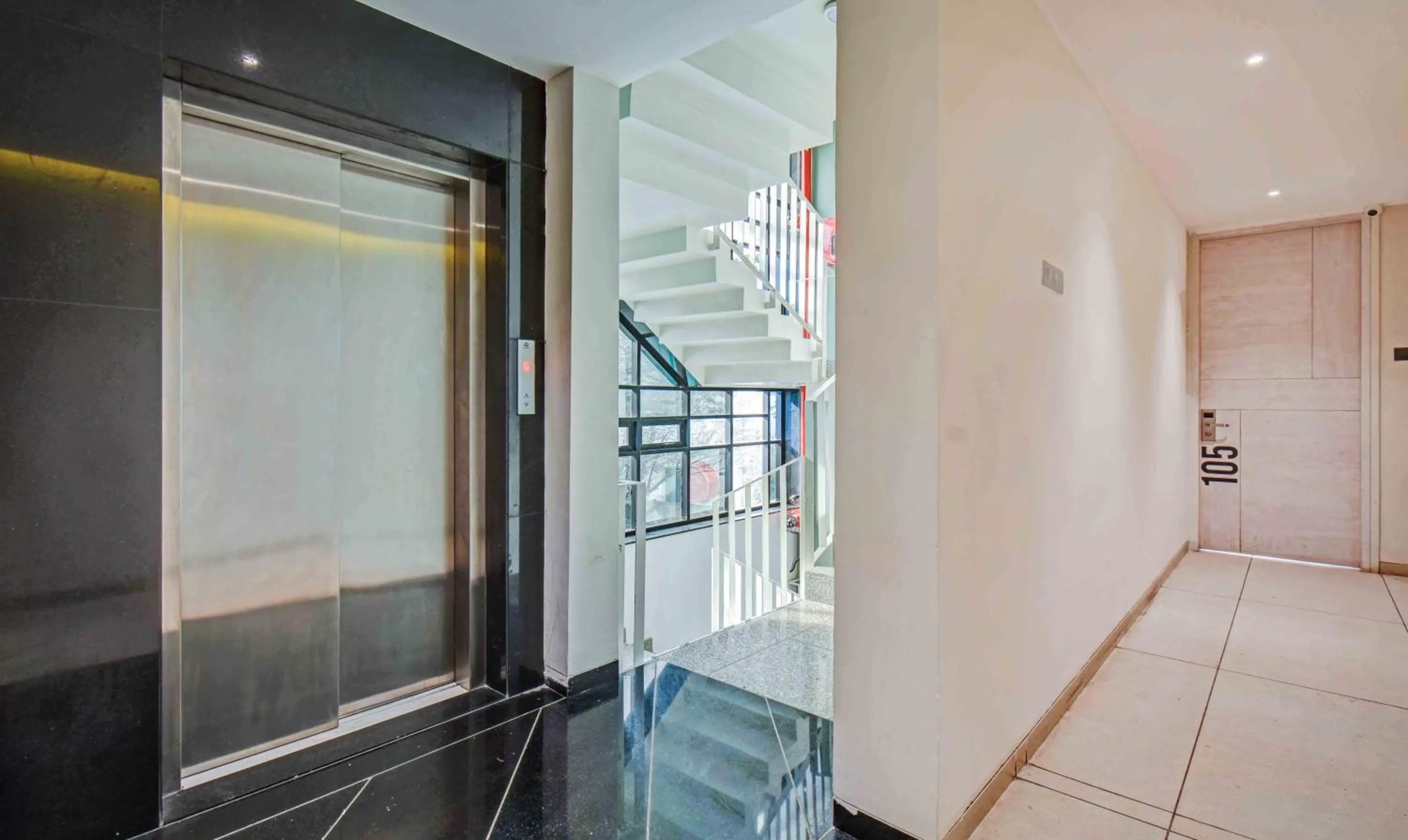 elevator, Bed in Treebo Aroma Executive