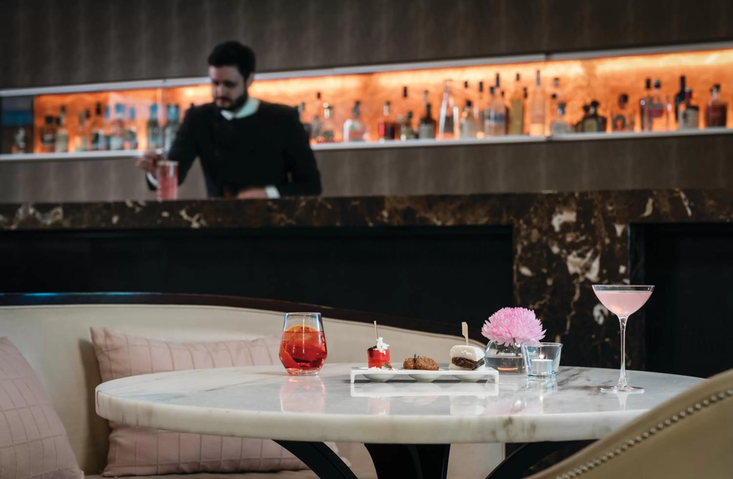 Lounge or bar in The Langham Melbourne