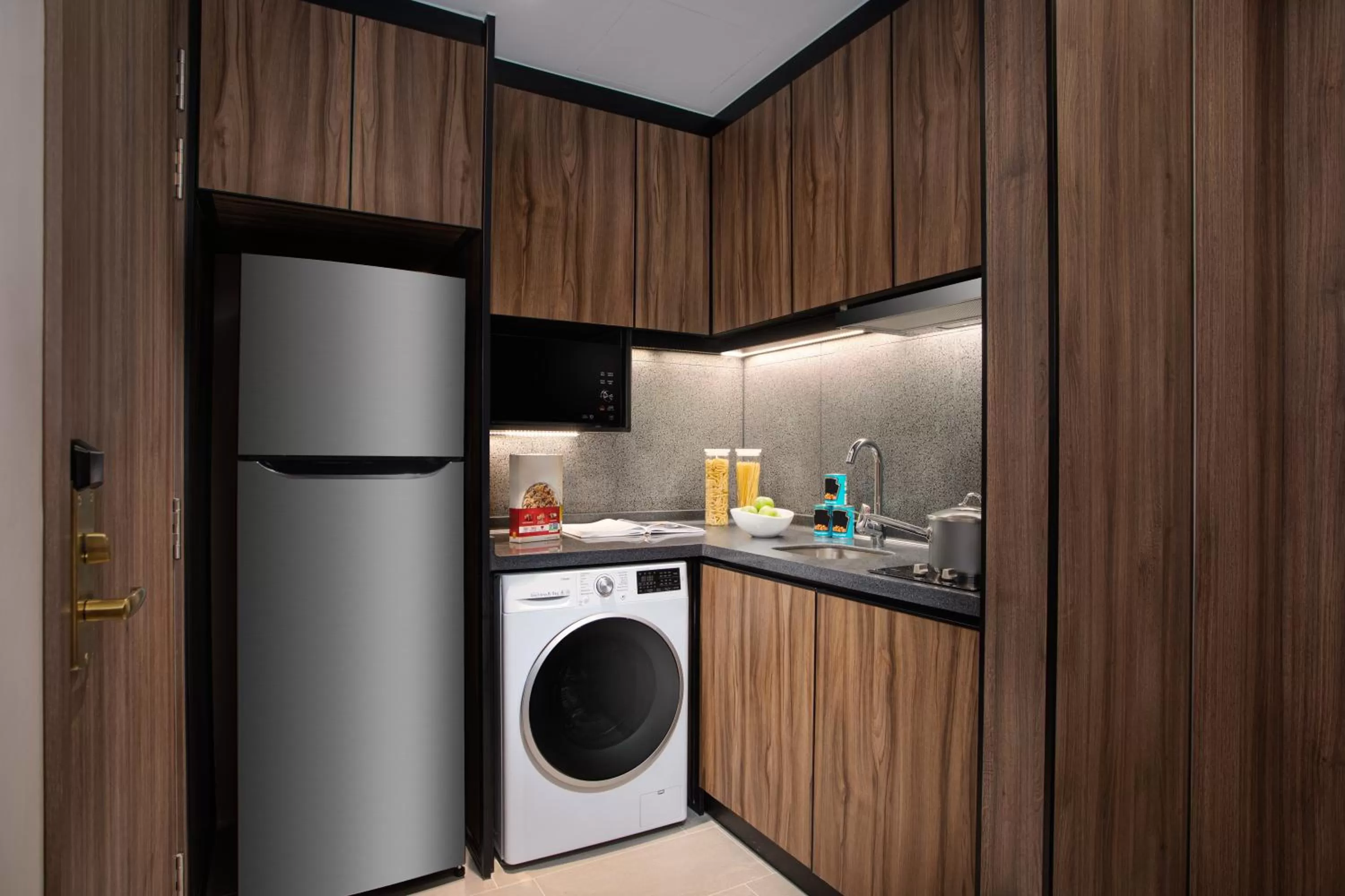 Kitchen or kitchenette in Citadines Rochor Singapore