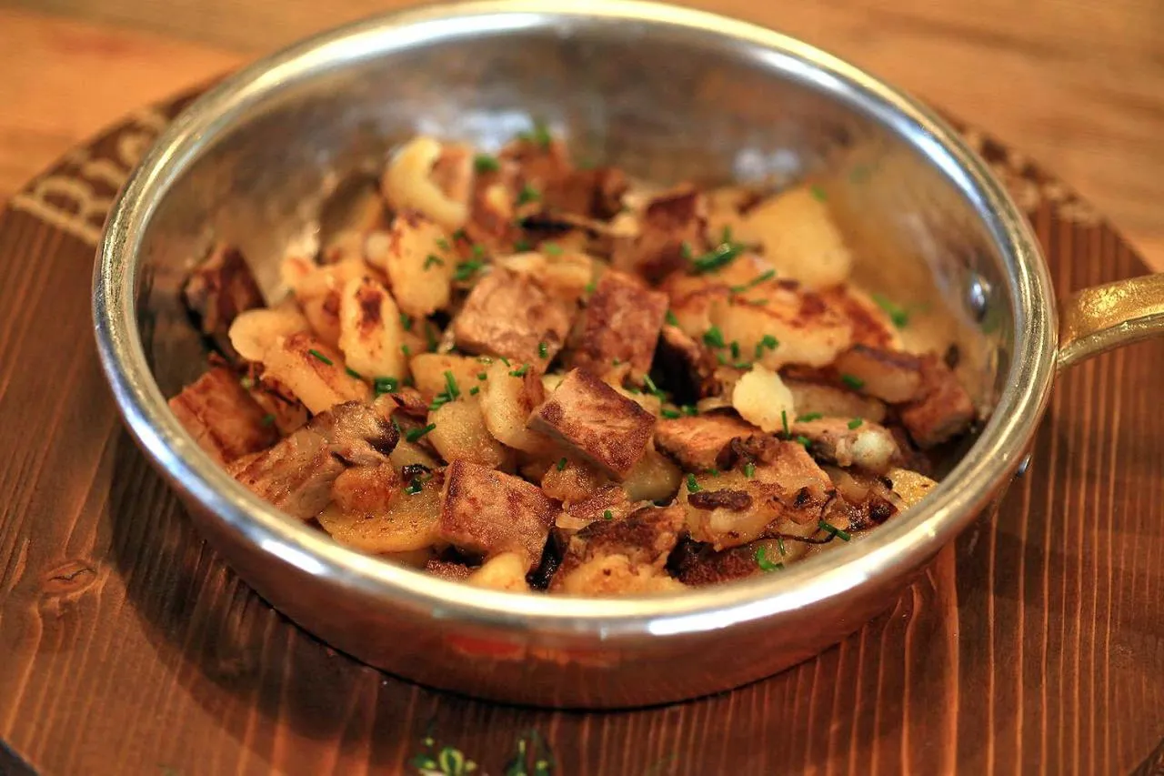 Food close-up in Garnì Ladin