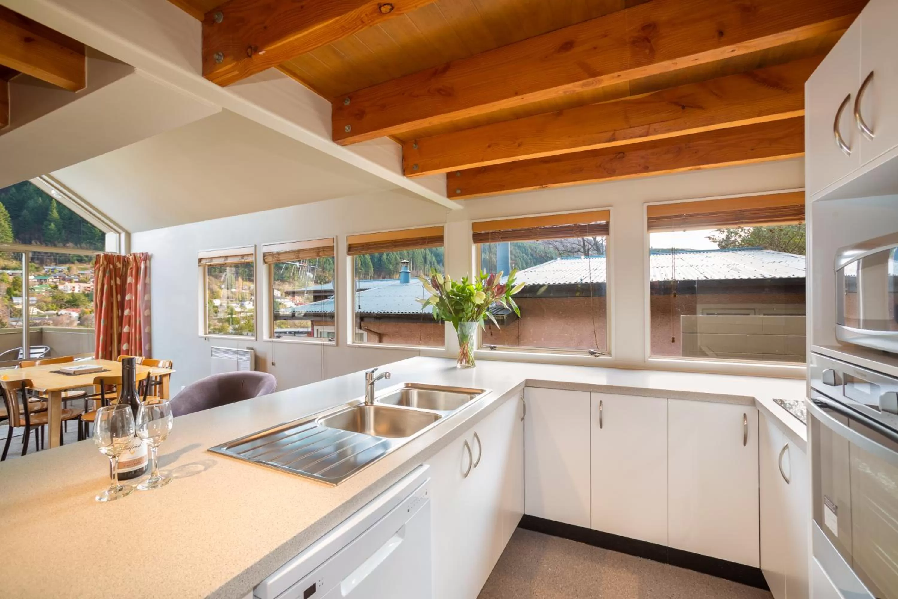 Kitchen or kitchenette in Cranbury Court Apartments
