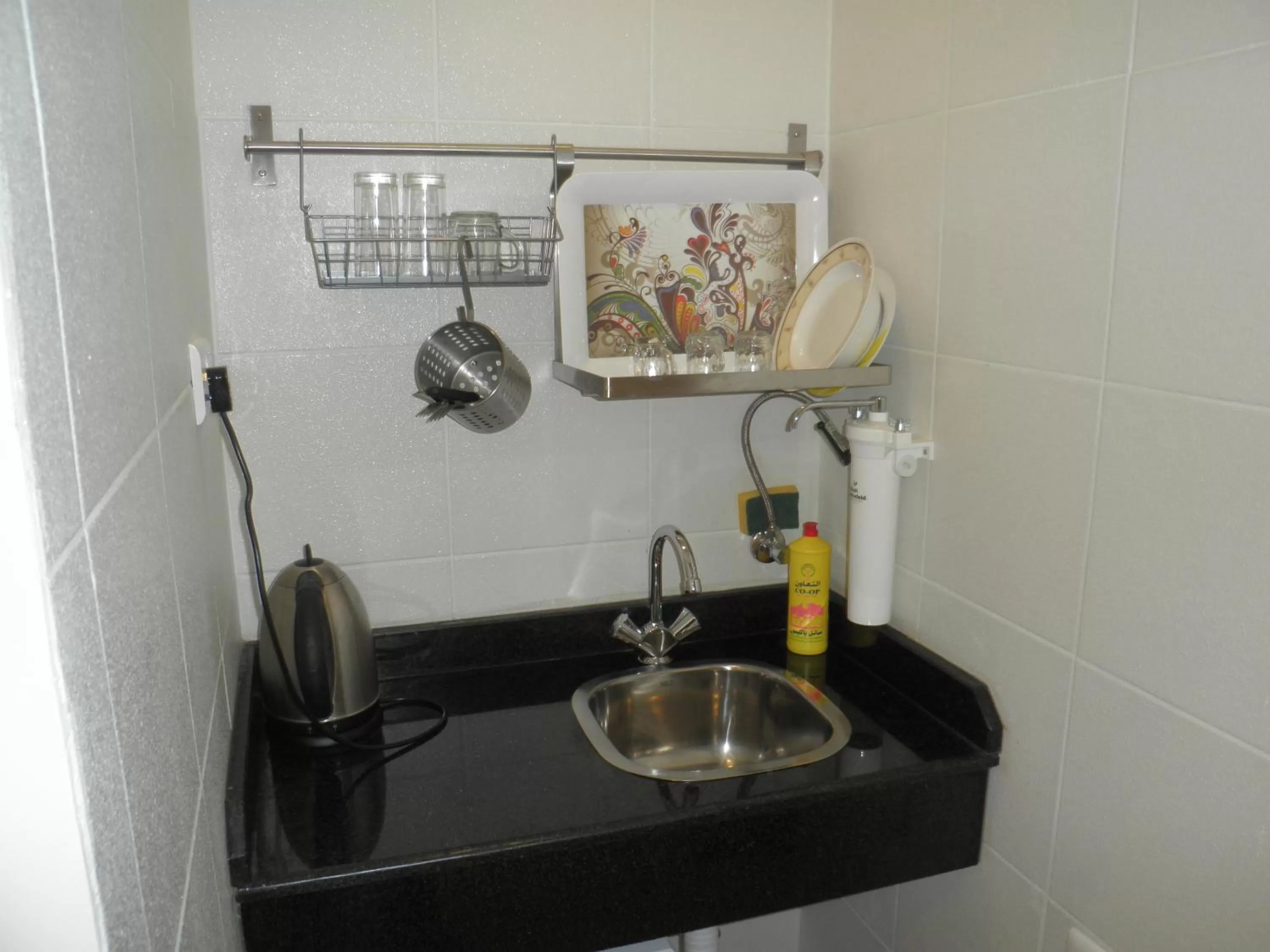 Kitchen or kitchenette in Marina Royal Hotel Suites