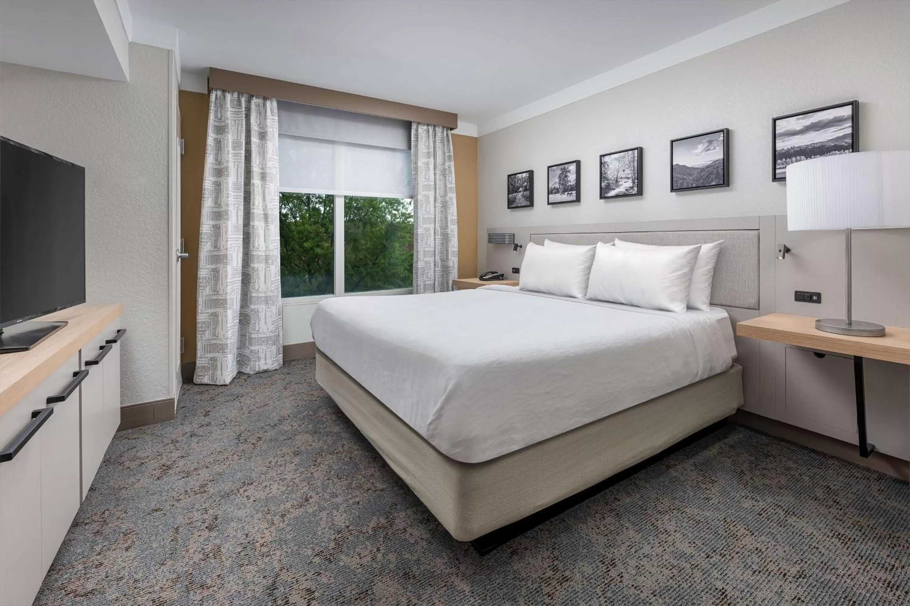 Bed in Hilton Garden Inn Chattanooga Downtown