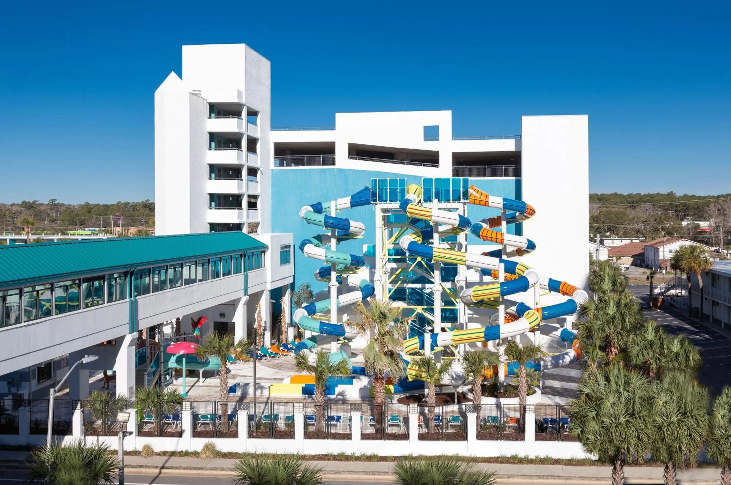 Aqua park in Ocean Escape Condos