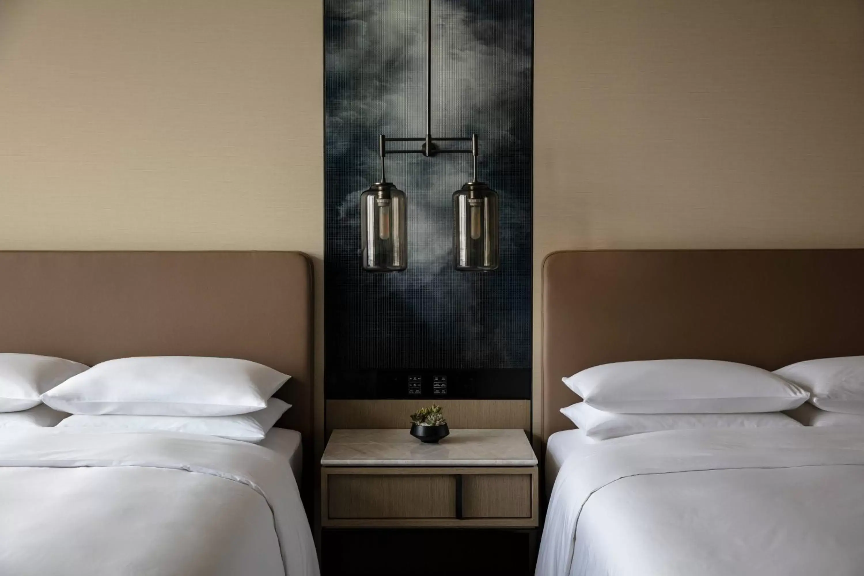 Executive, Executive lounge access, Guest room, 2 Double in Zhangjiagang Marriott Hotel Executive, Executive lounge access, Guest room, 2 Double in Zhangjiagang Marriott Hotel