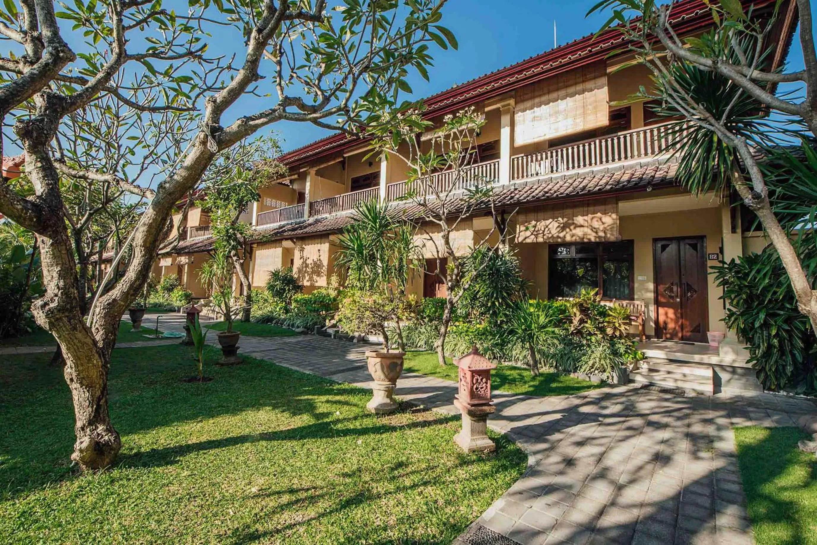 Garden view in Kuta Puri Bungalows, Villas and Resort