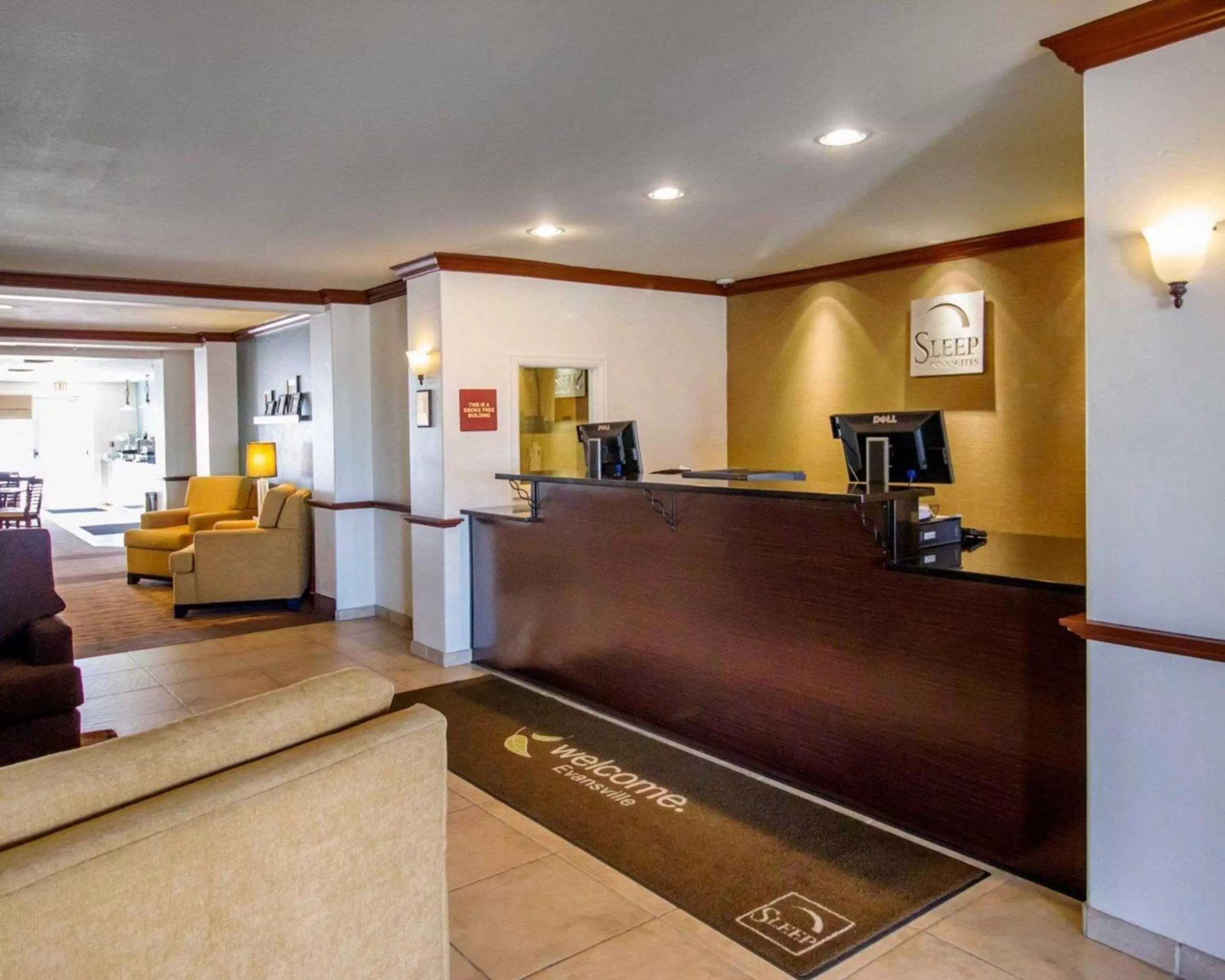 Lobby or reception in Sleep Inn & Suites Evansville - Casper