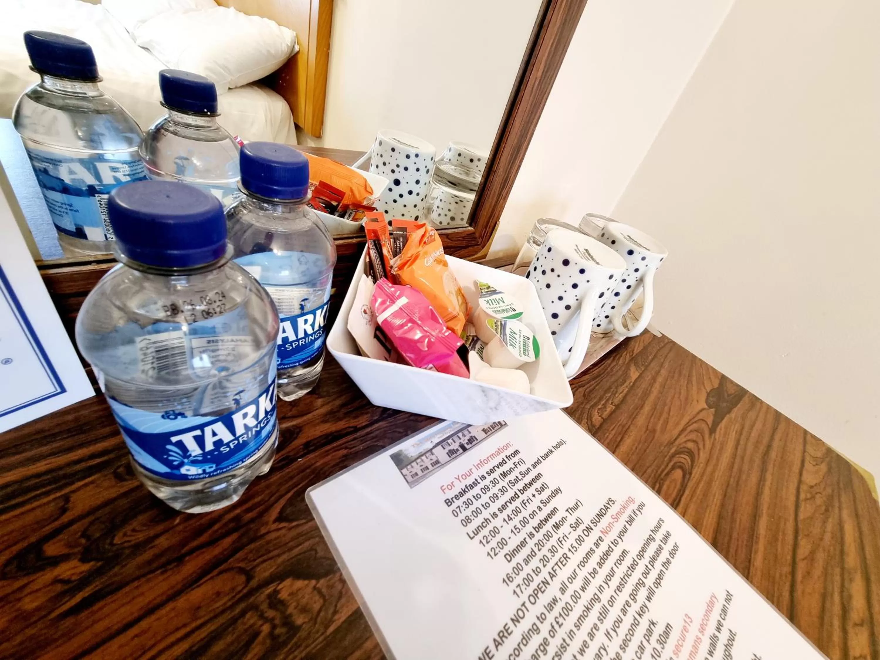 Coffee/tea facilities in The Sportsmans Inn Limited