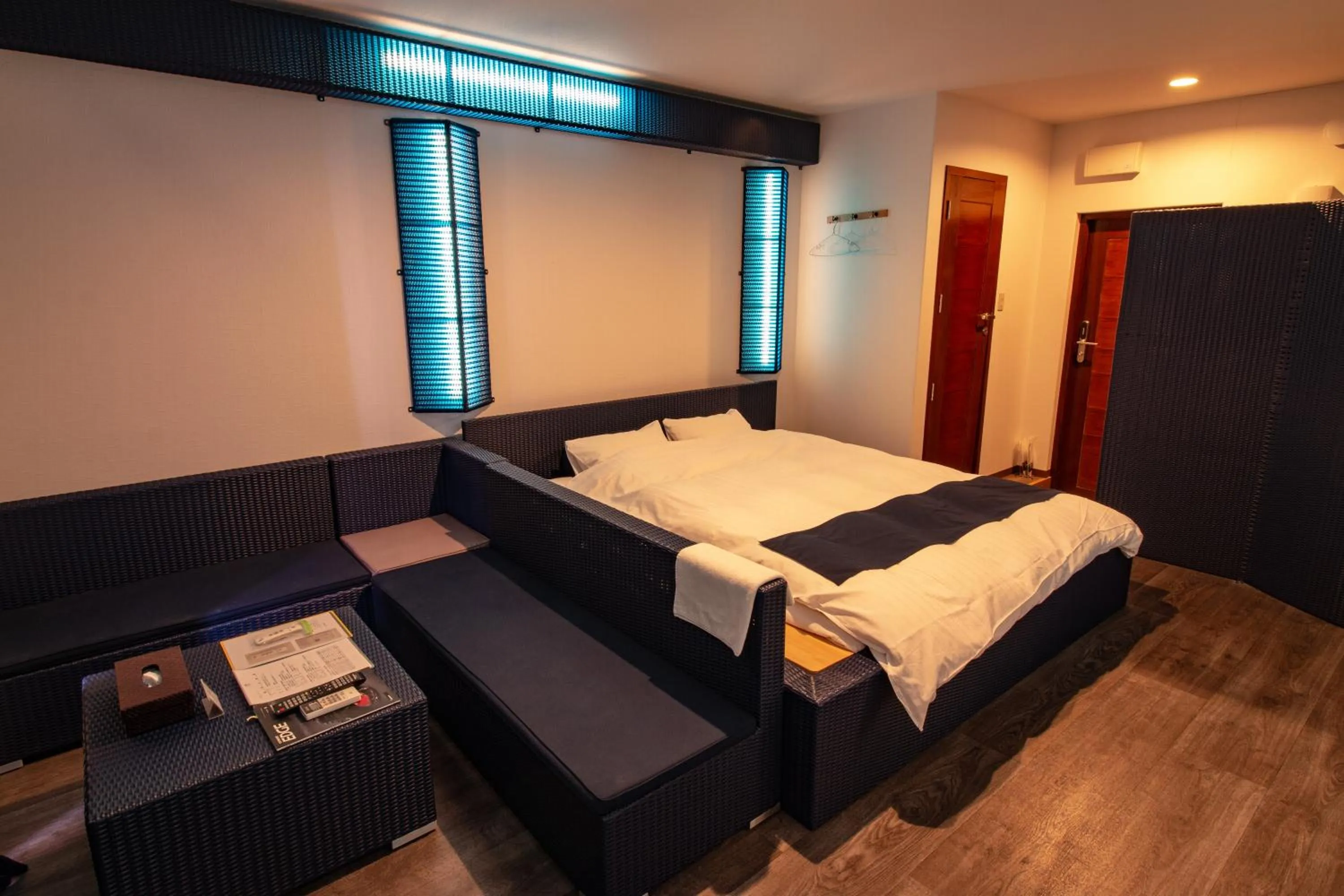 Decorative detail, Bed in XYZ Private Spa and Seaside Resort