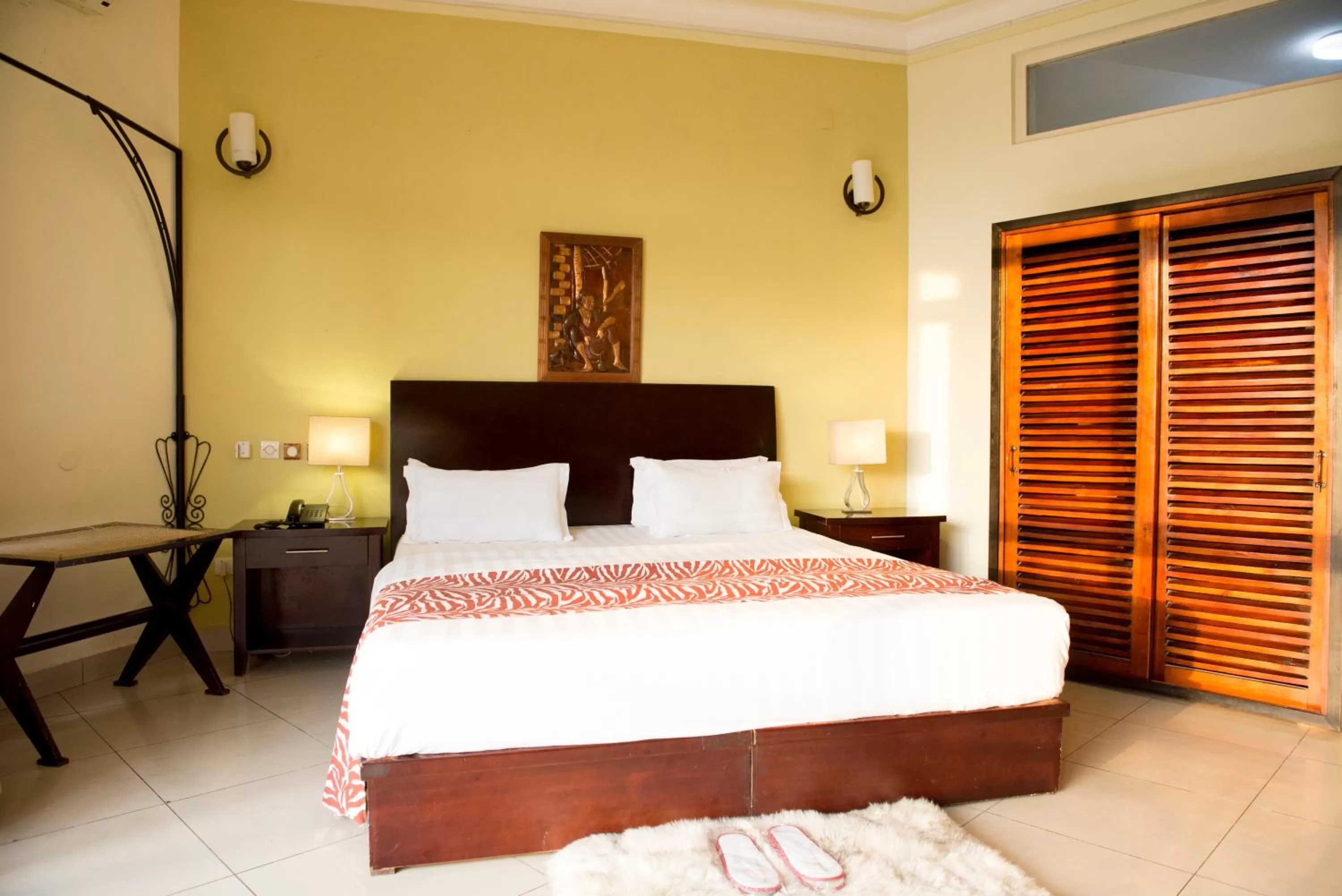 Bed in Hotel Safari Gate