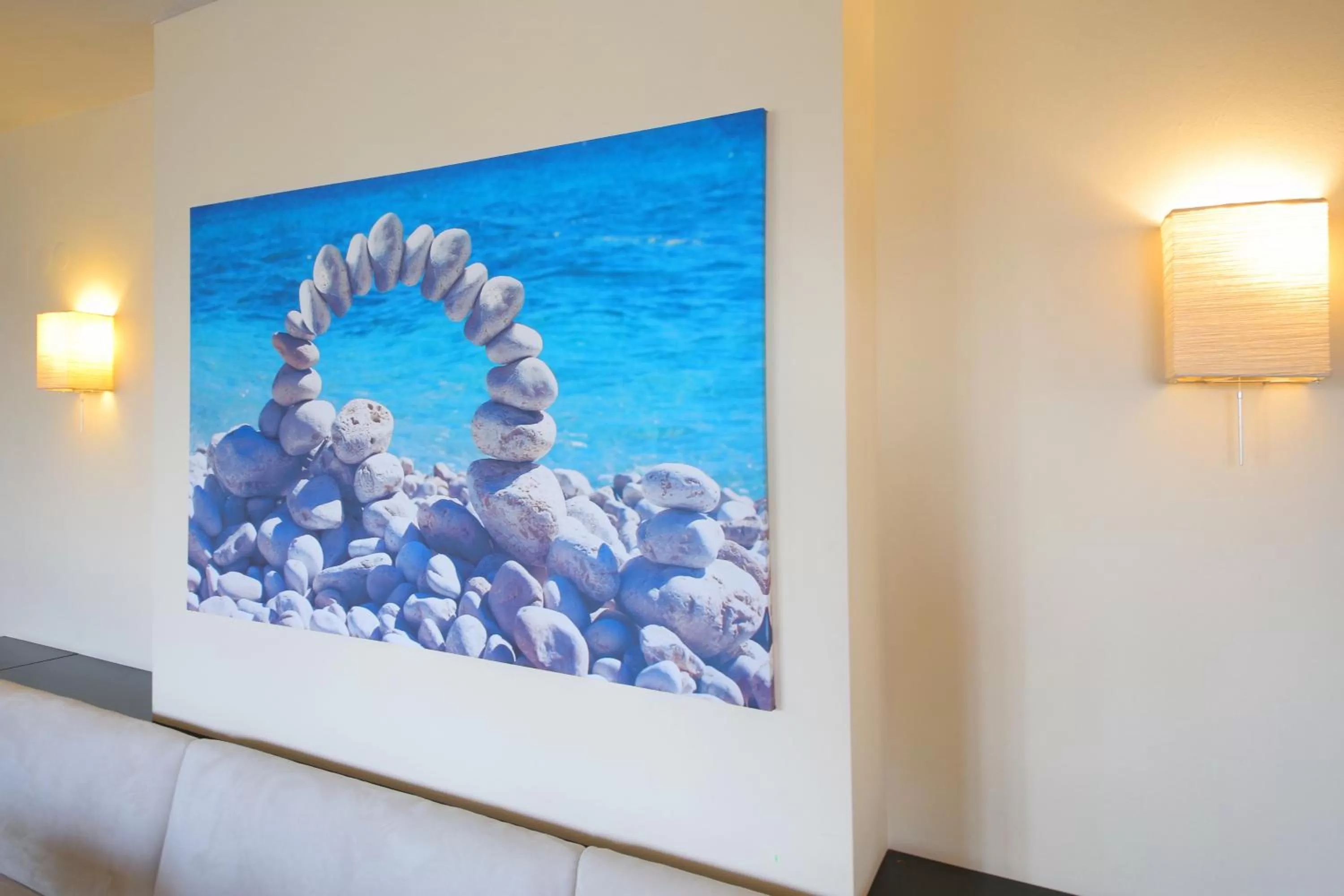 Decorative detail, TV/Entertainment Center in Hotel Kick