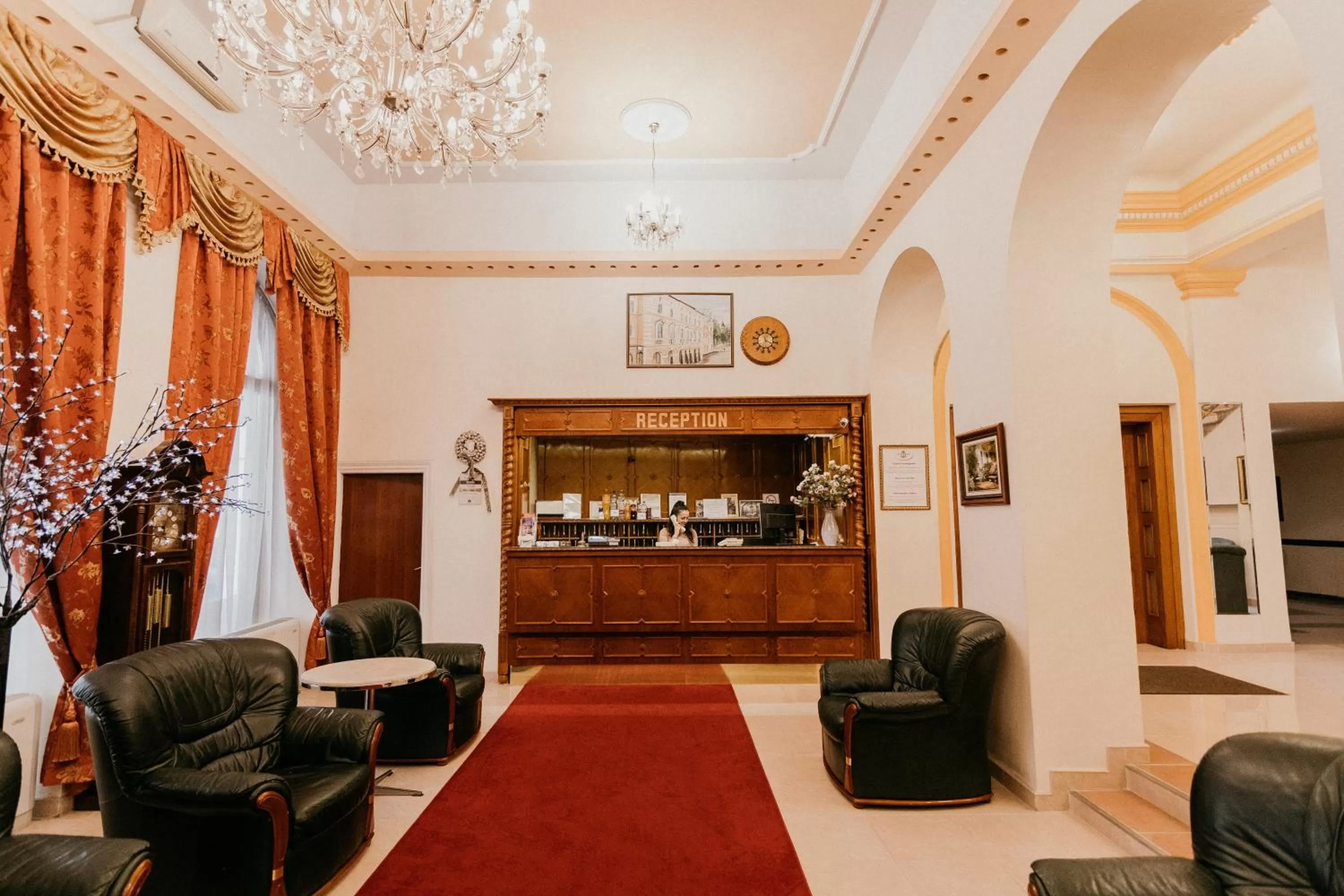 Lobby or reception in Tisza Hotel