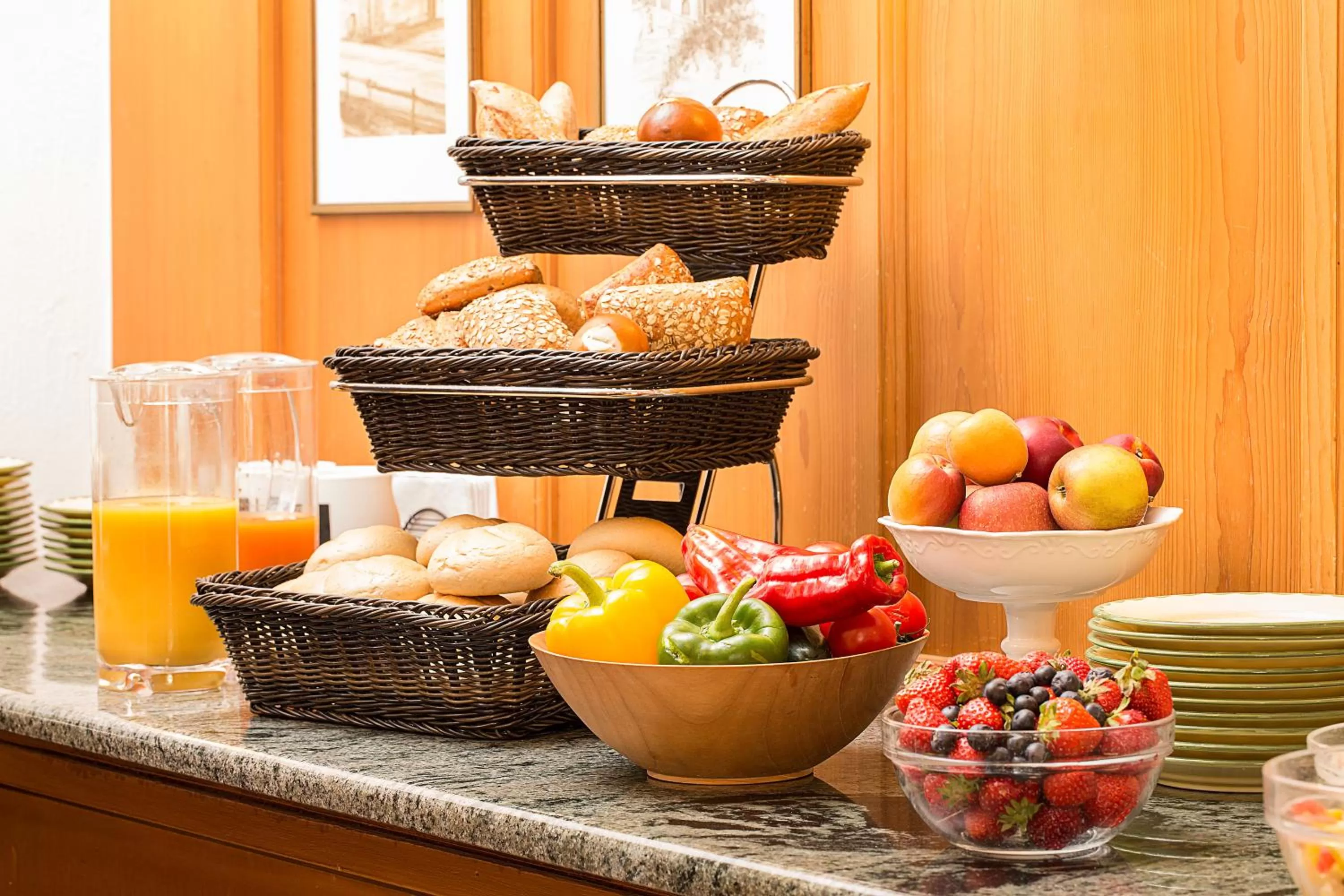 Breakfast, Food in Hotel Oberwirt Wangen