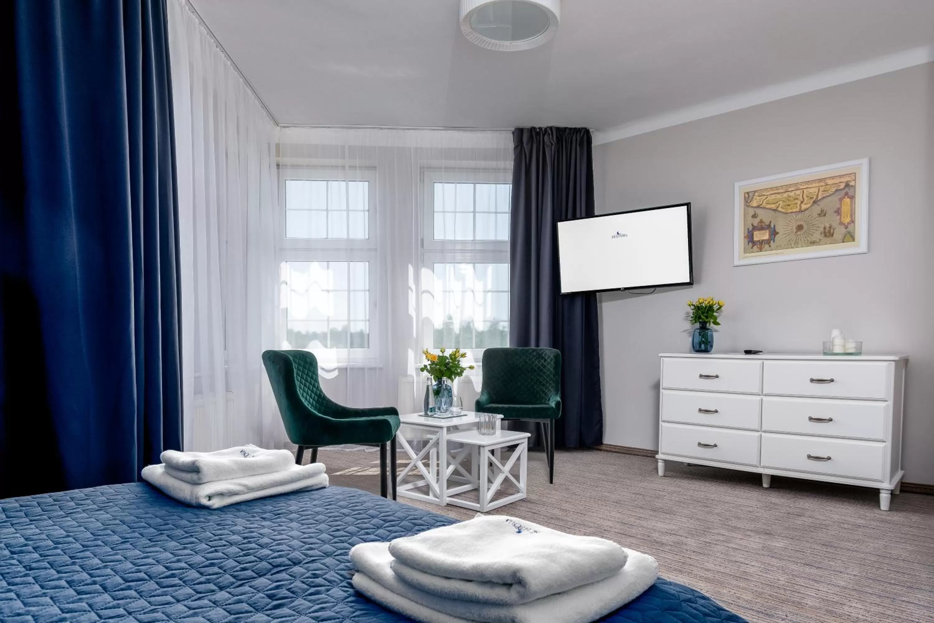 Bed in JACHTOWA Hotel i Restauracja