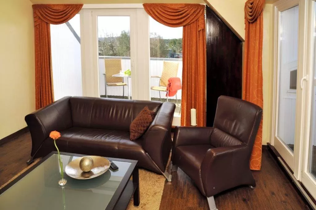 Balcony/Terrace, Seating Area in Villa Astoria - Suiten am Meer