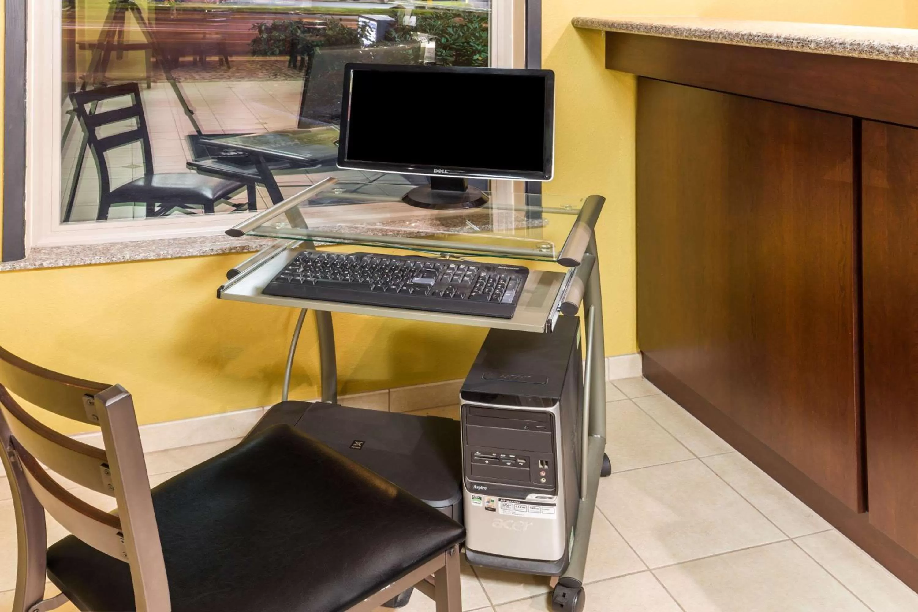 On site in Travelodge by Wyndham Newport