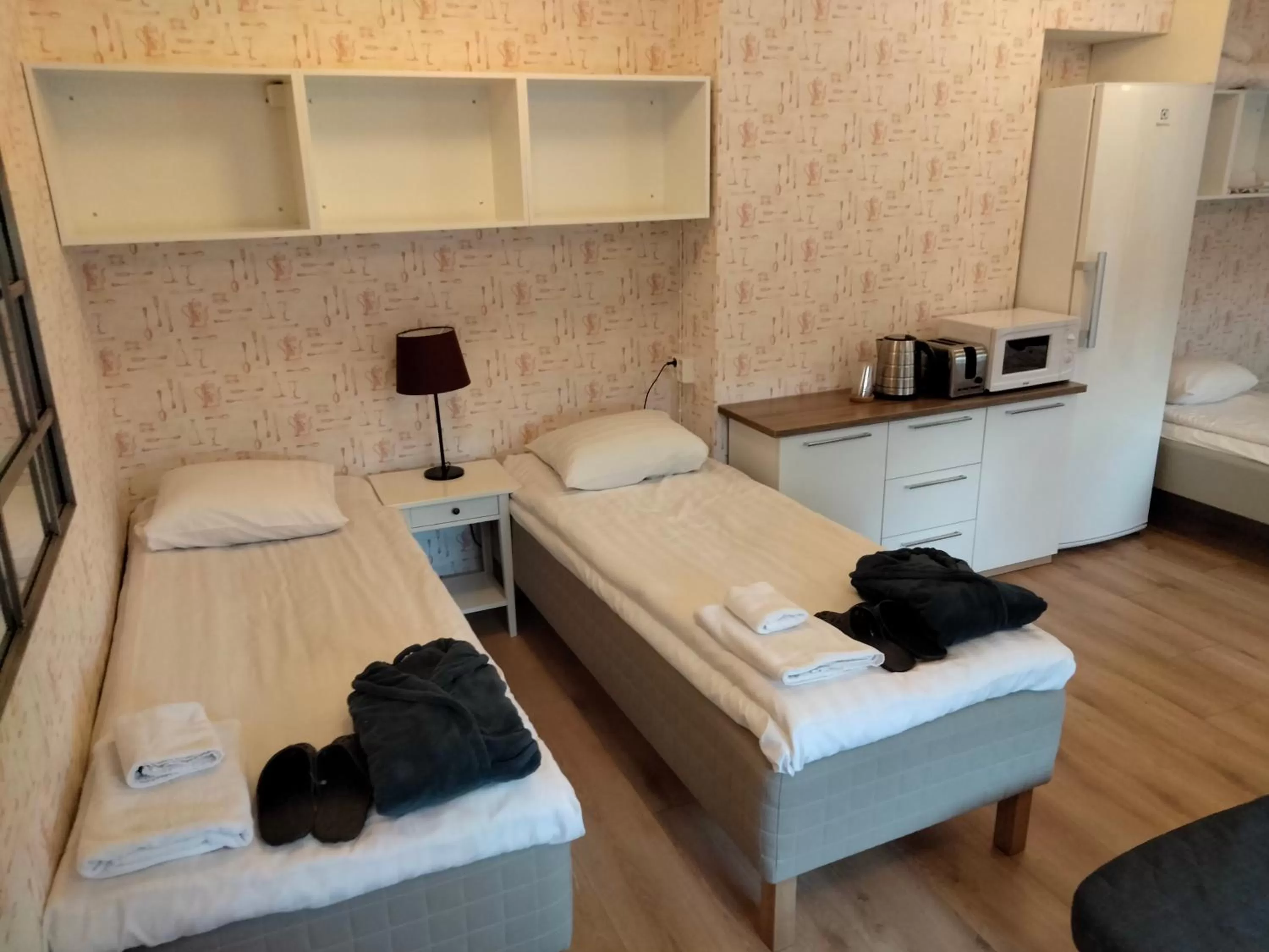 Bed in Hotelli Uninen Tampere