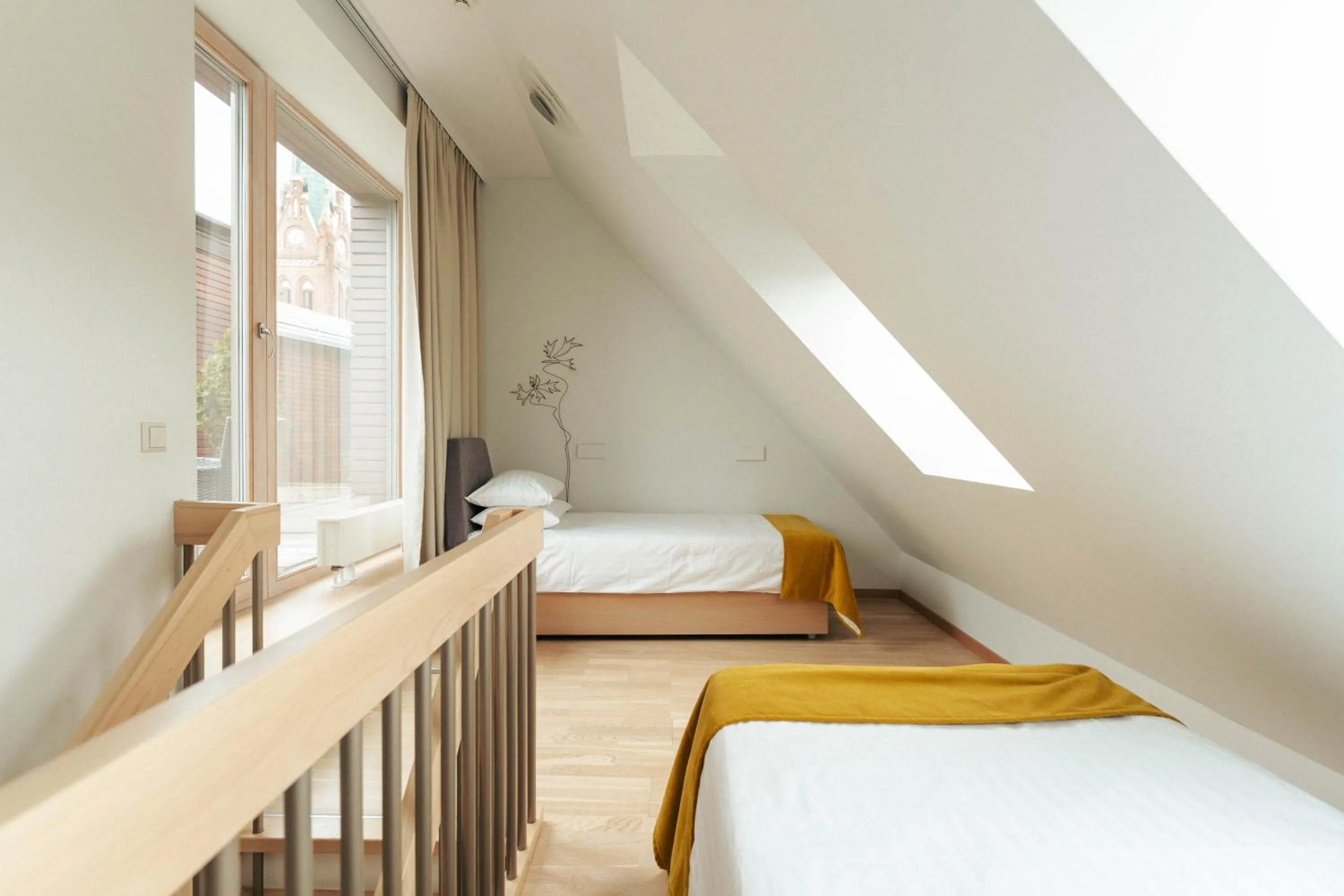 Bed in Amberton Green Apartments Palanga