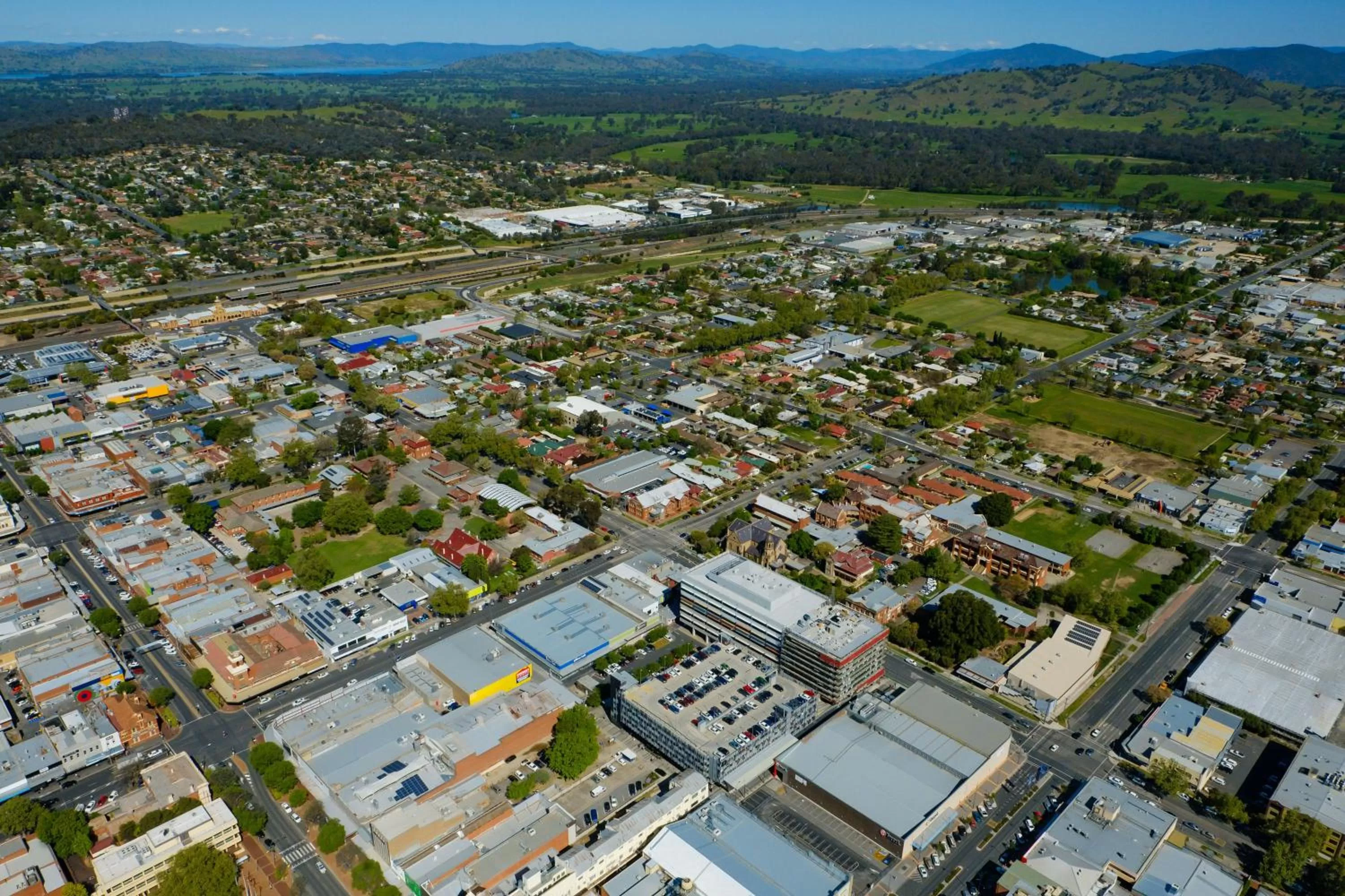 City view in Mantra Albury